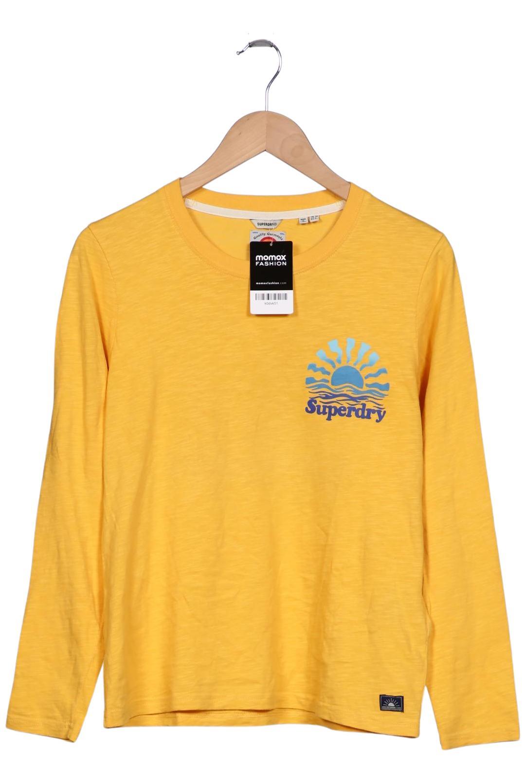 

Superdry Damen Langarmshirt, gelb, Gr. 38