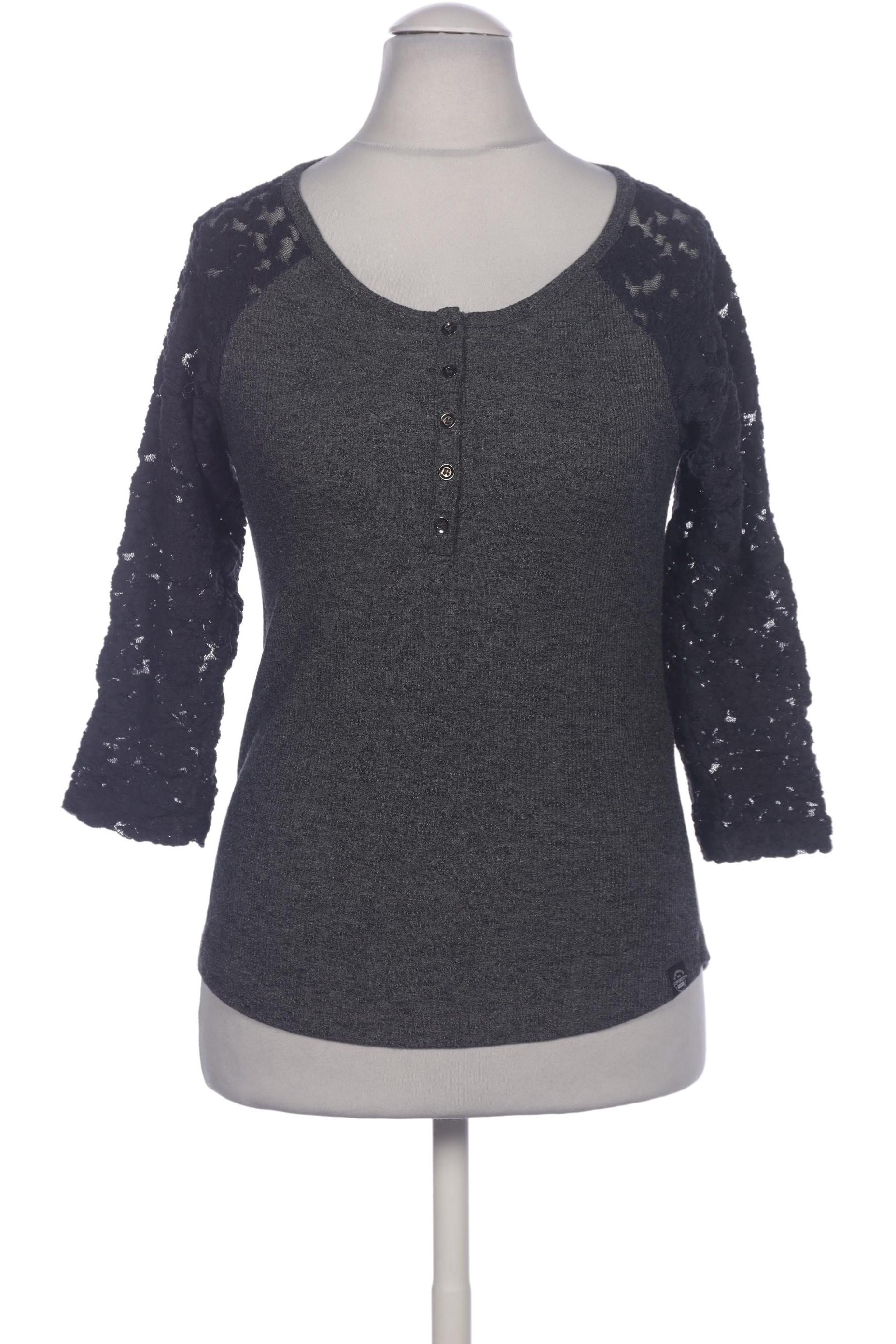 

Superdry Damen Langarmshirt, grau, Gr. 38