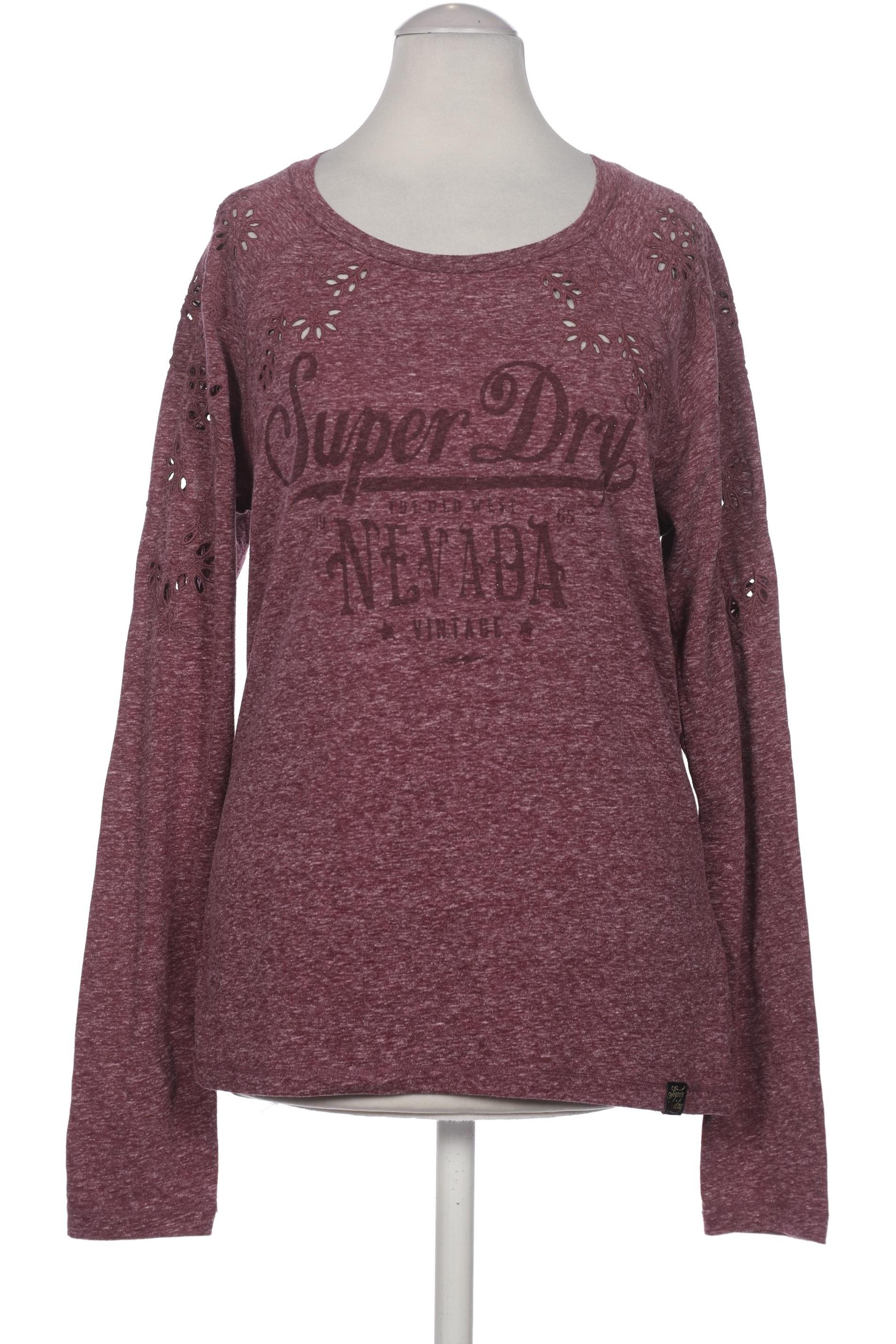 

Superdry Damen Langarmshirt, bordeaux, Gr. 40