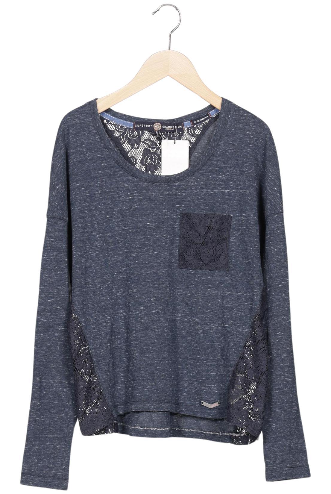 

Superdry Damen Langarmshirt, marineblau, Gr. 38