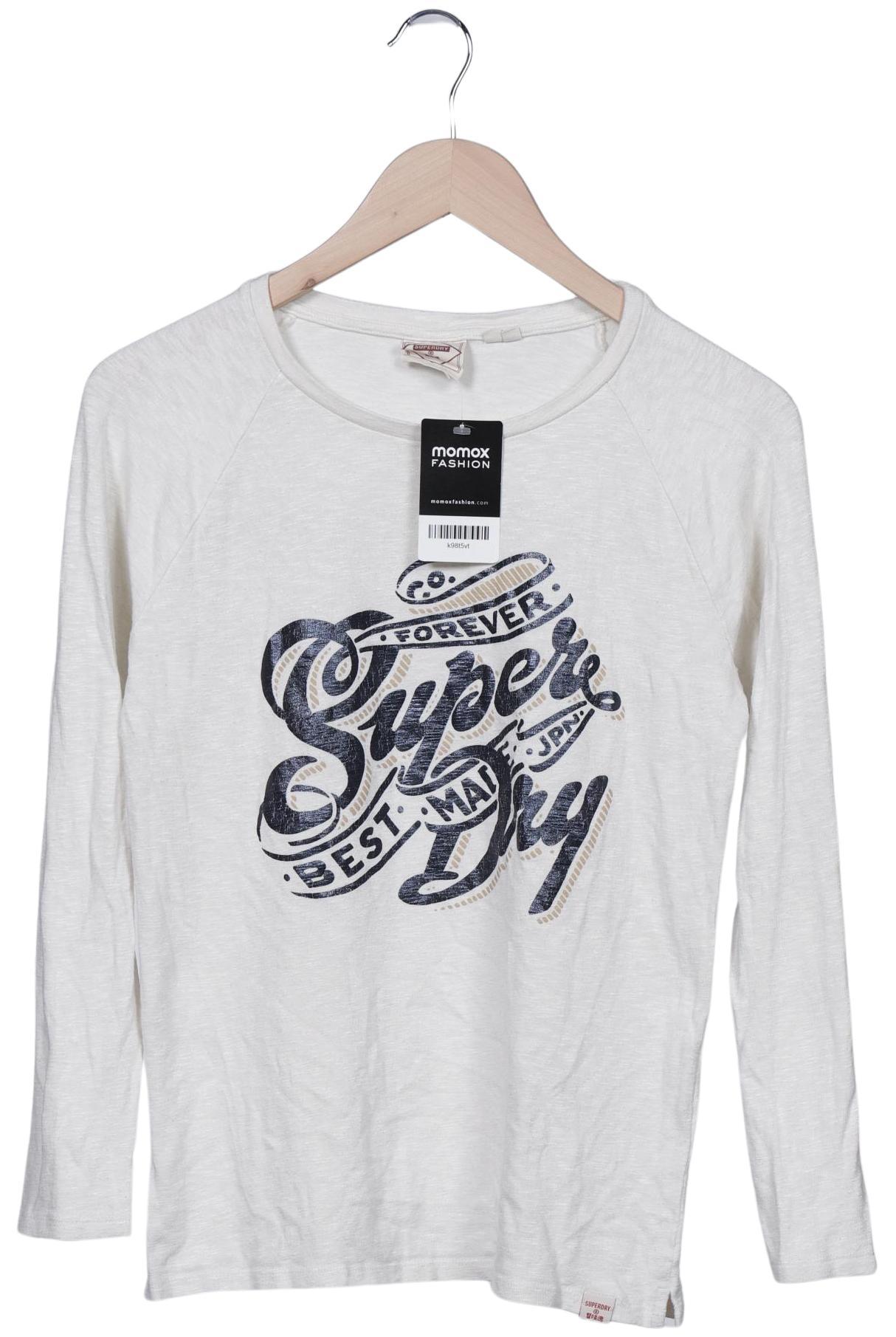 

Superdry Damen Langarmshirt, weiß, Gr. 36