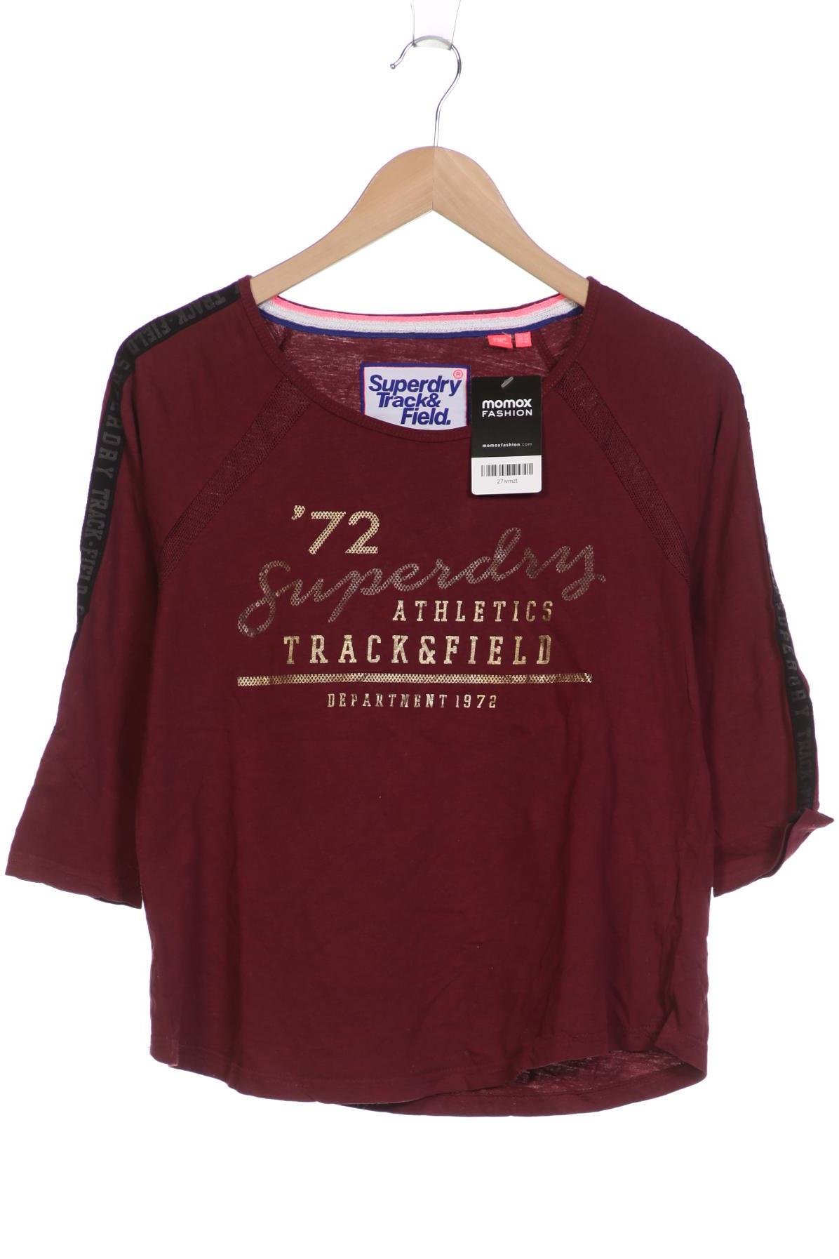 

Superdry Damen Langarmshirt, bordeaux, Gr. 42
