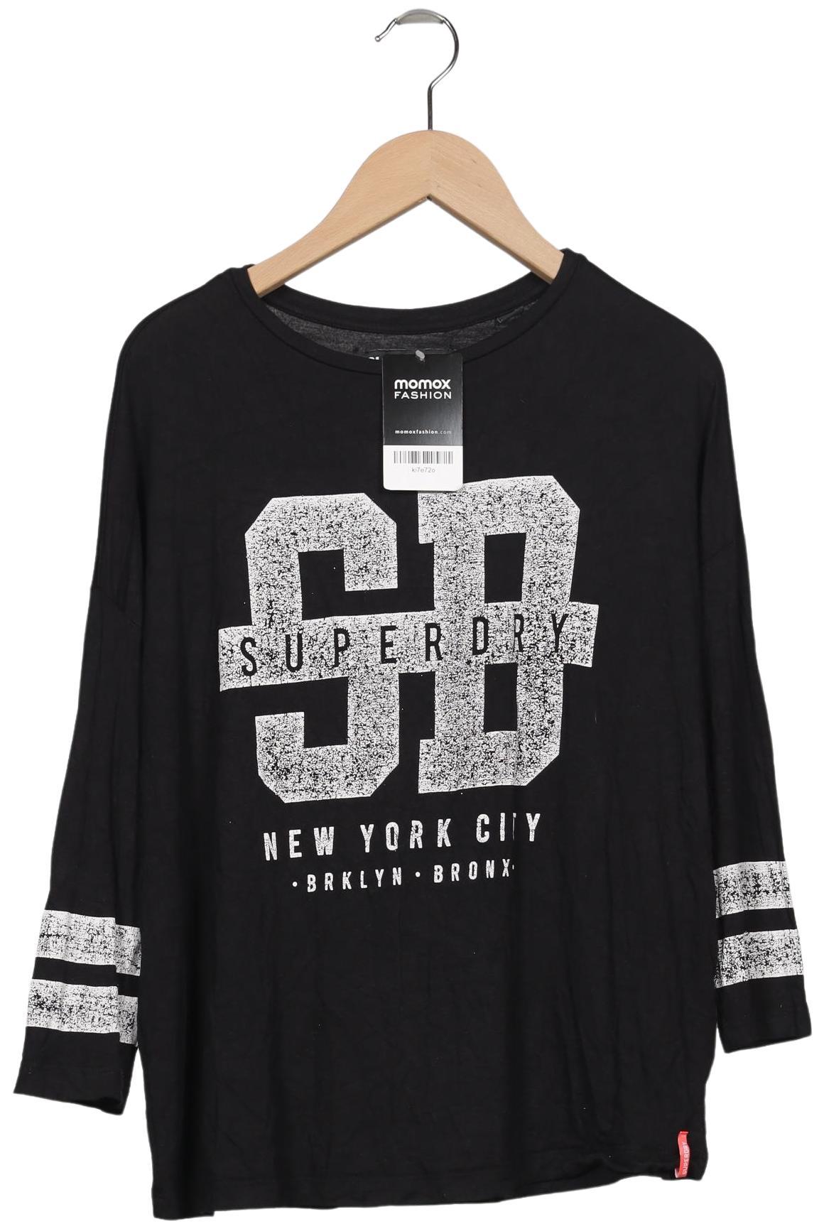 

Superdry Damen Langarmshirt, schwarz, Gr. 36