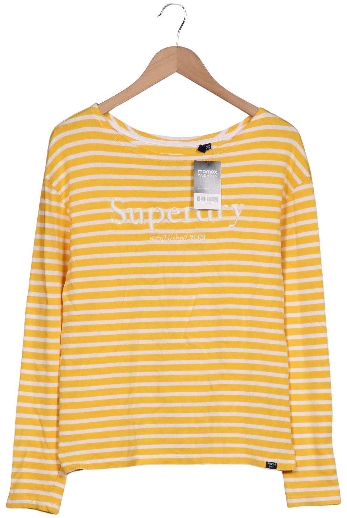 

Superdry Damen Langarmshirt, gelb, Gr. 40