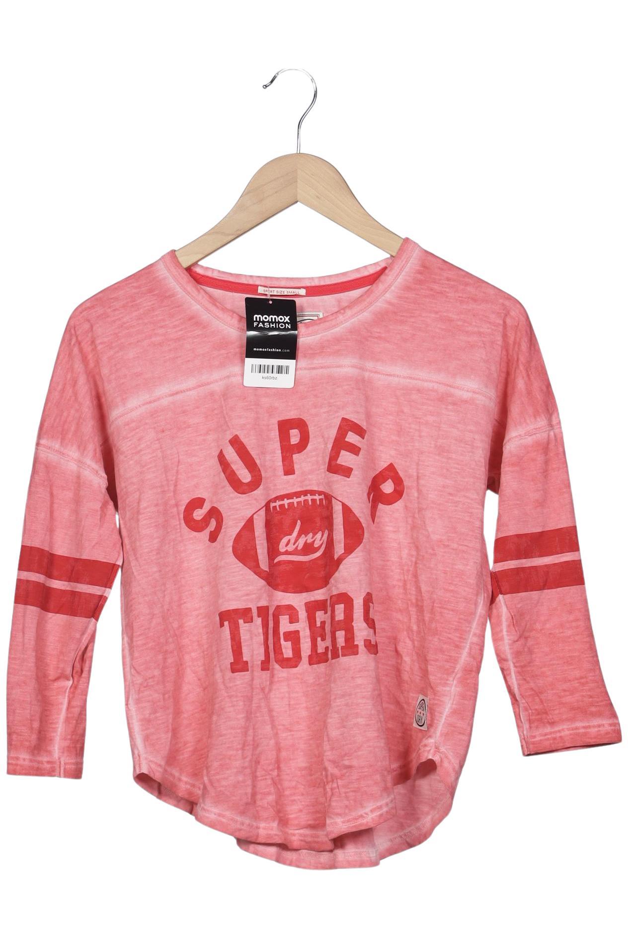 

Superdry Damen Langarmshirt, rot, Gr. 36