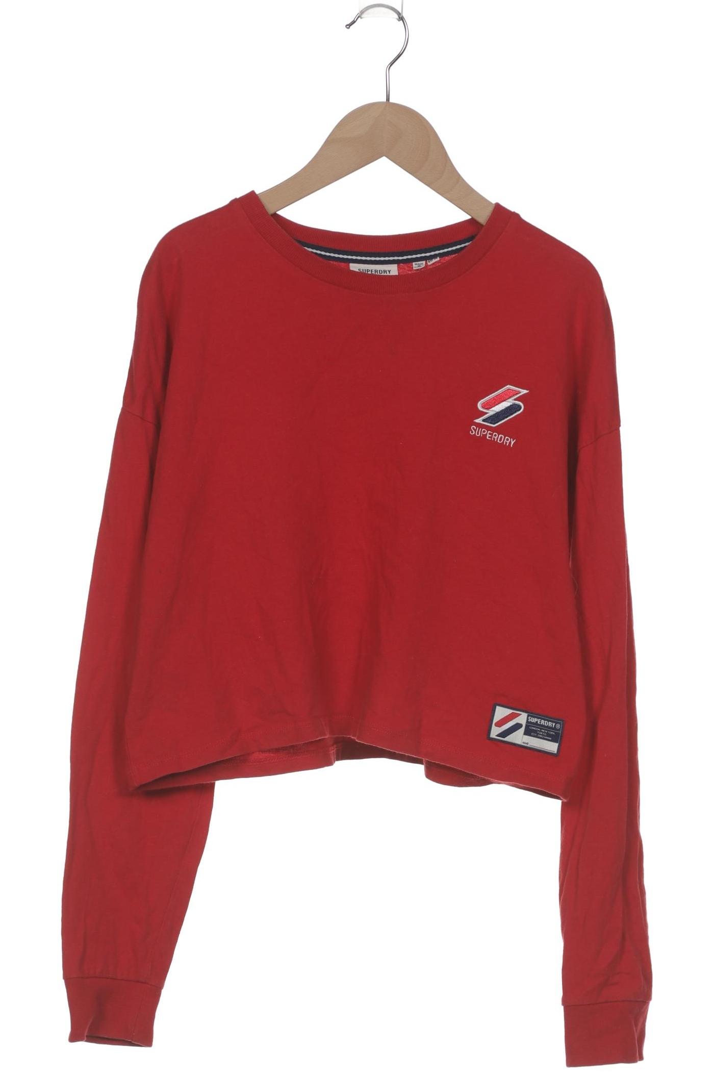 

Superdry Damen Langarmshirt, rot, Gr. 38