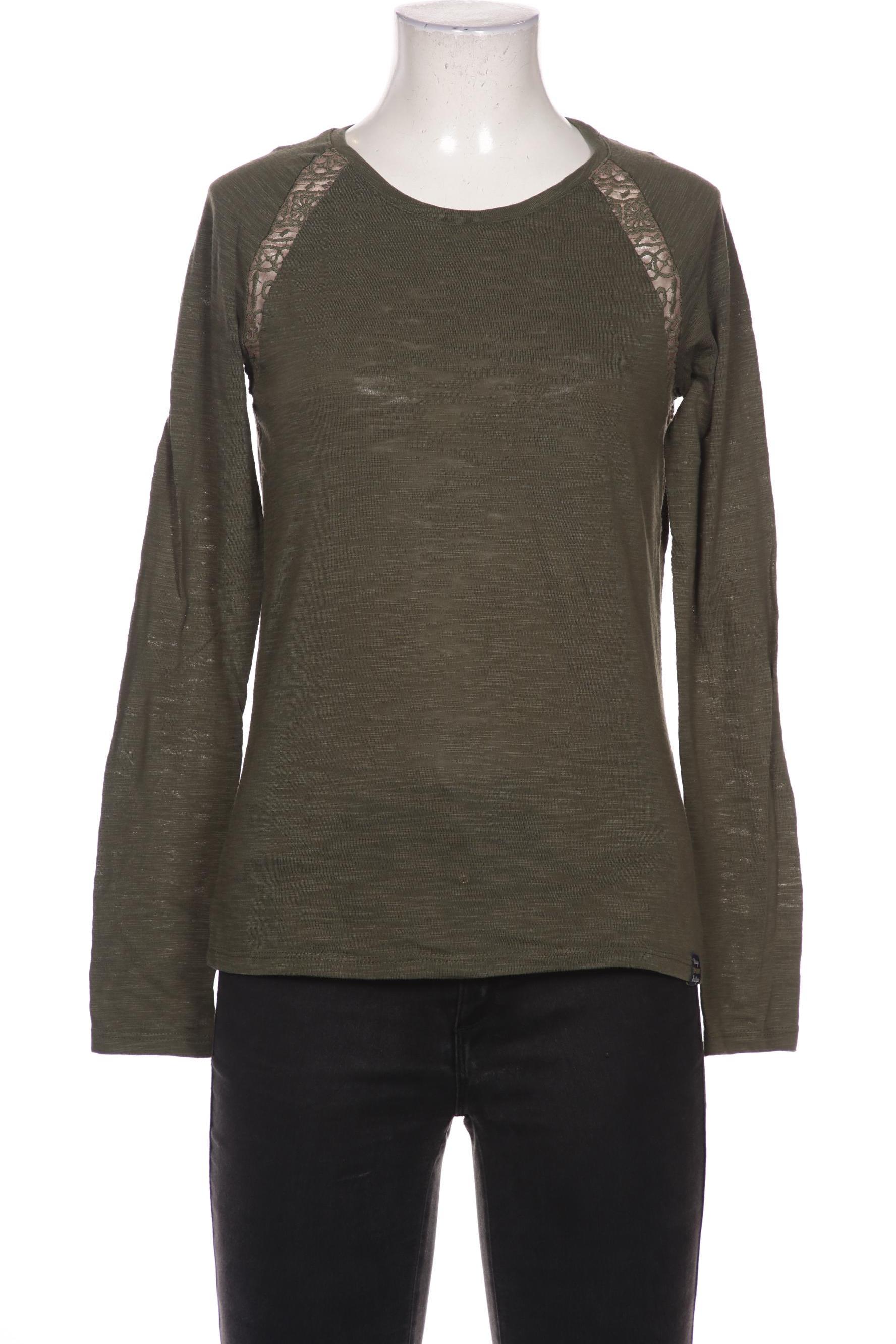 

Superdry Damen Langarmshirt, grün, Gr. 36