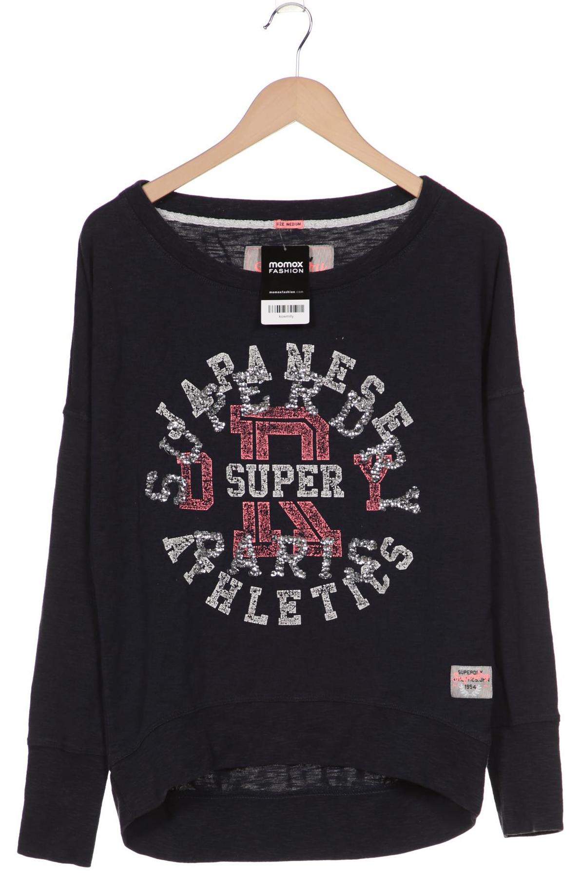 

Superdry Damen Langarmshirt, marineblau, Gr. 38