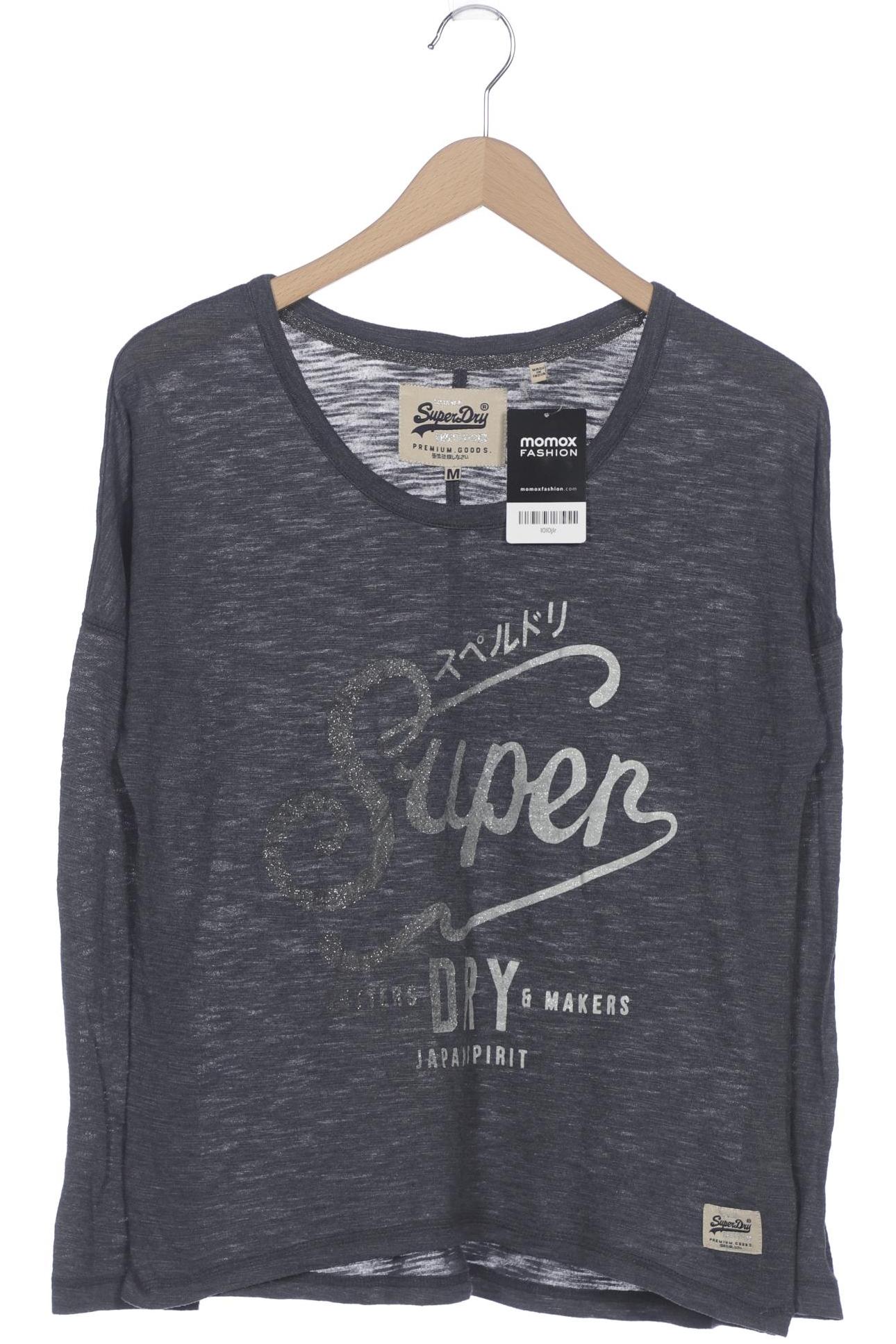 

Superdry Damen Langarmshirt, grau, Gr. 38