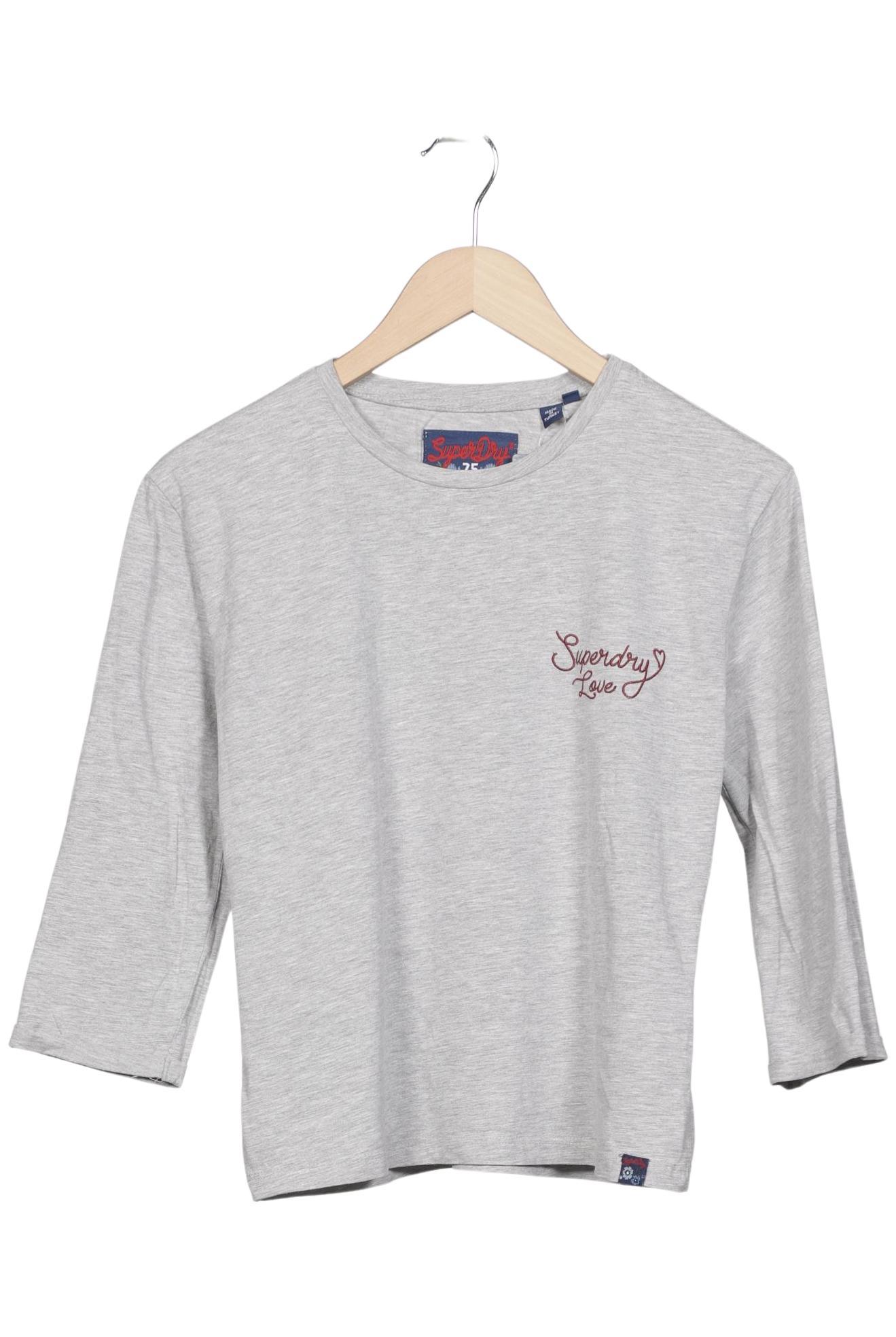 

Superdry Damen Langarmshirt, grau, Gr. 38