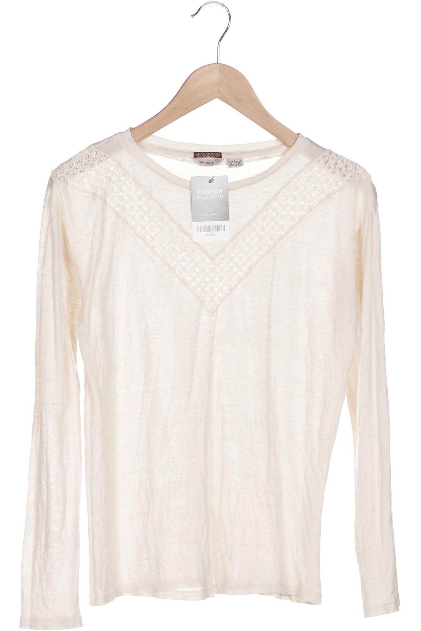 

Superdry Damen Langarmshirt, cremeweiß, Gr. 38