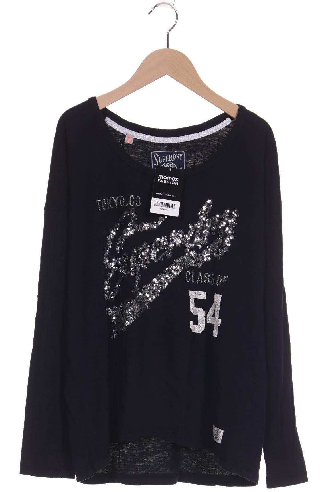 

Superdry Damen Langarmshirt, schwarz, Gr. 38