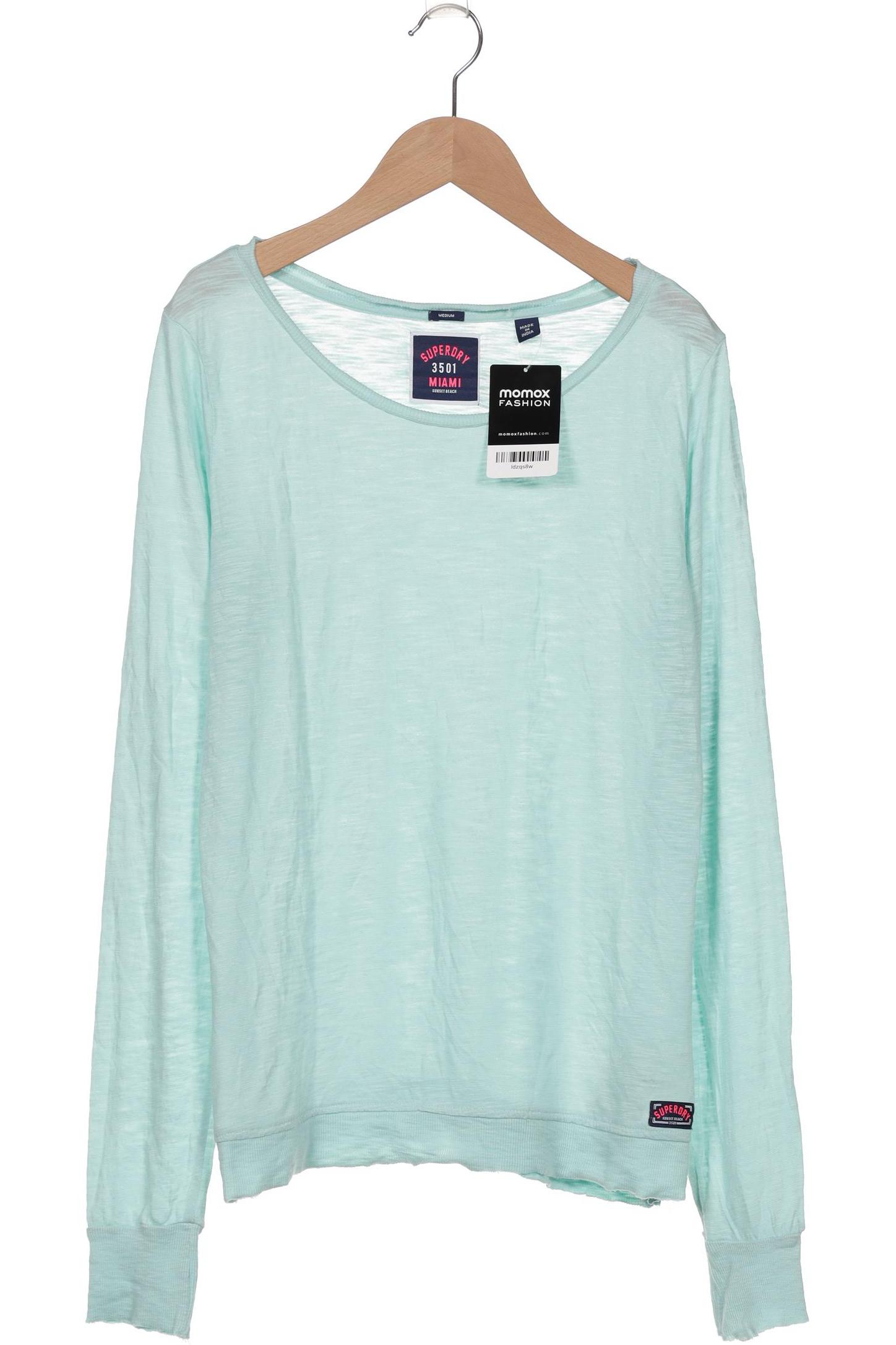 

Superdry Damen Langarmshirt, türkis, Gr. 40