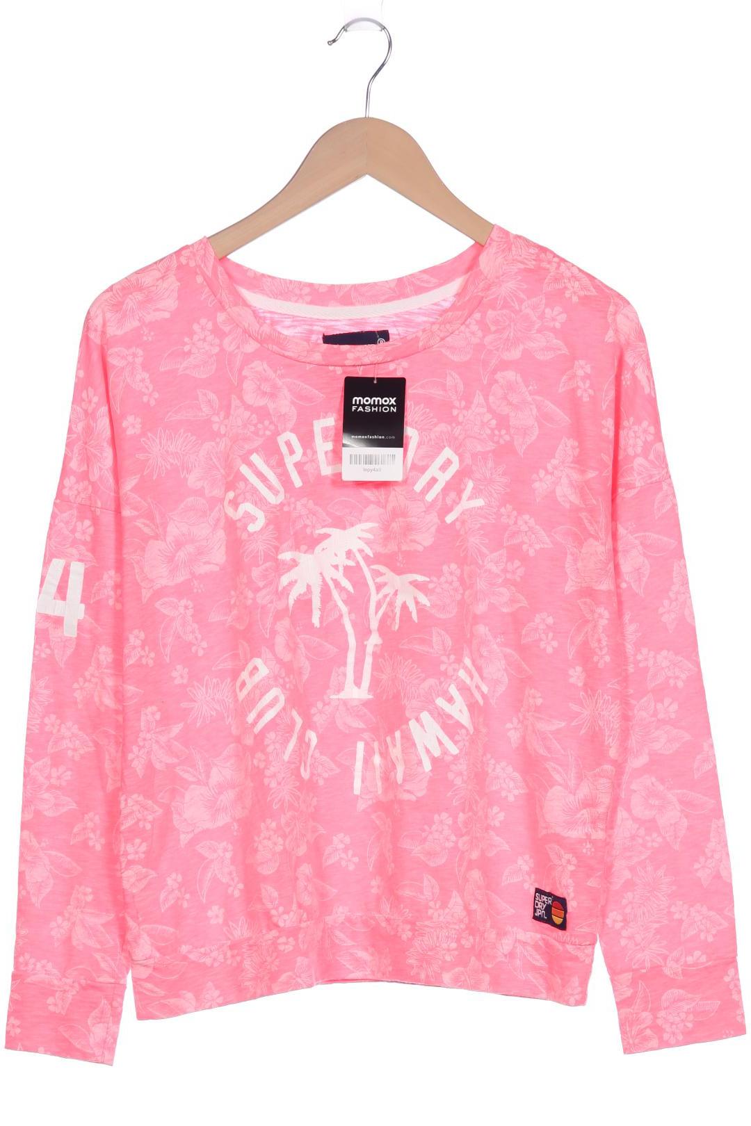 

Superdry Damen Langarmshirt, pink, Gr. 46