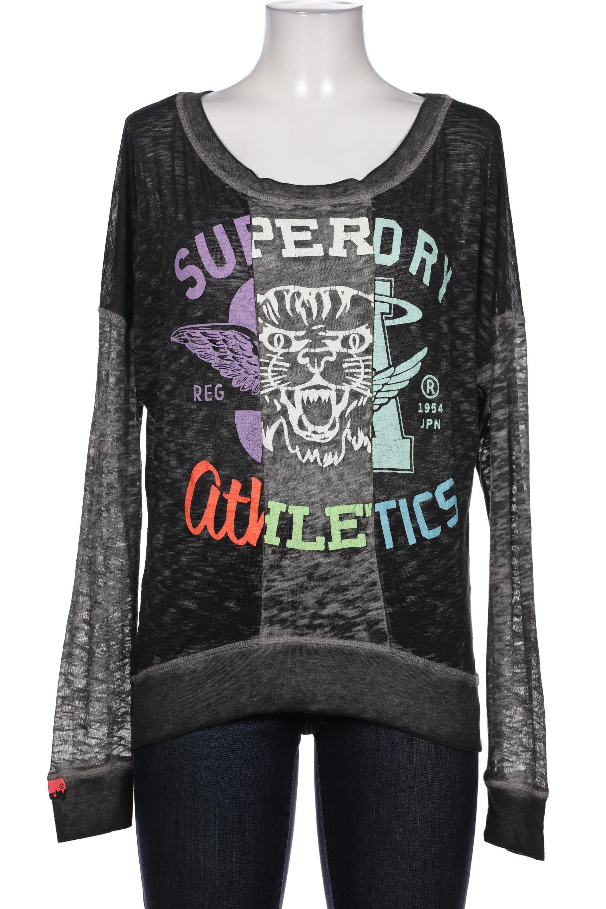 

Superdry Damen Langarmshirt, grau, Gr. 36