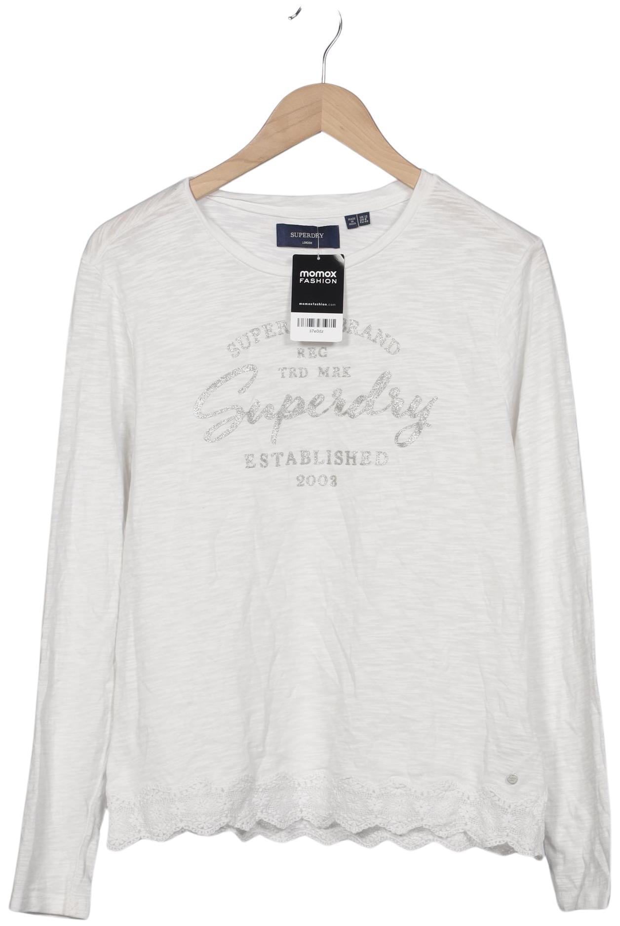 

Superdry Damen Langarmshirt, weiß, Gr. 40