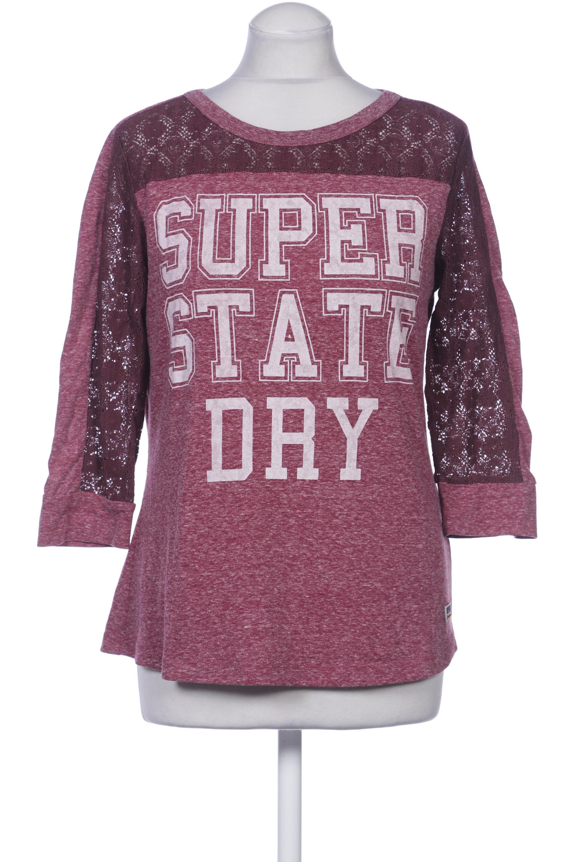 

Superdry Damen Langarmshirt, bordeaux, Gr. 38