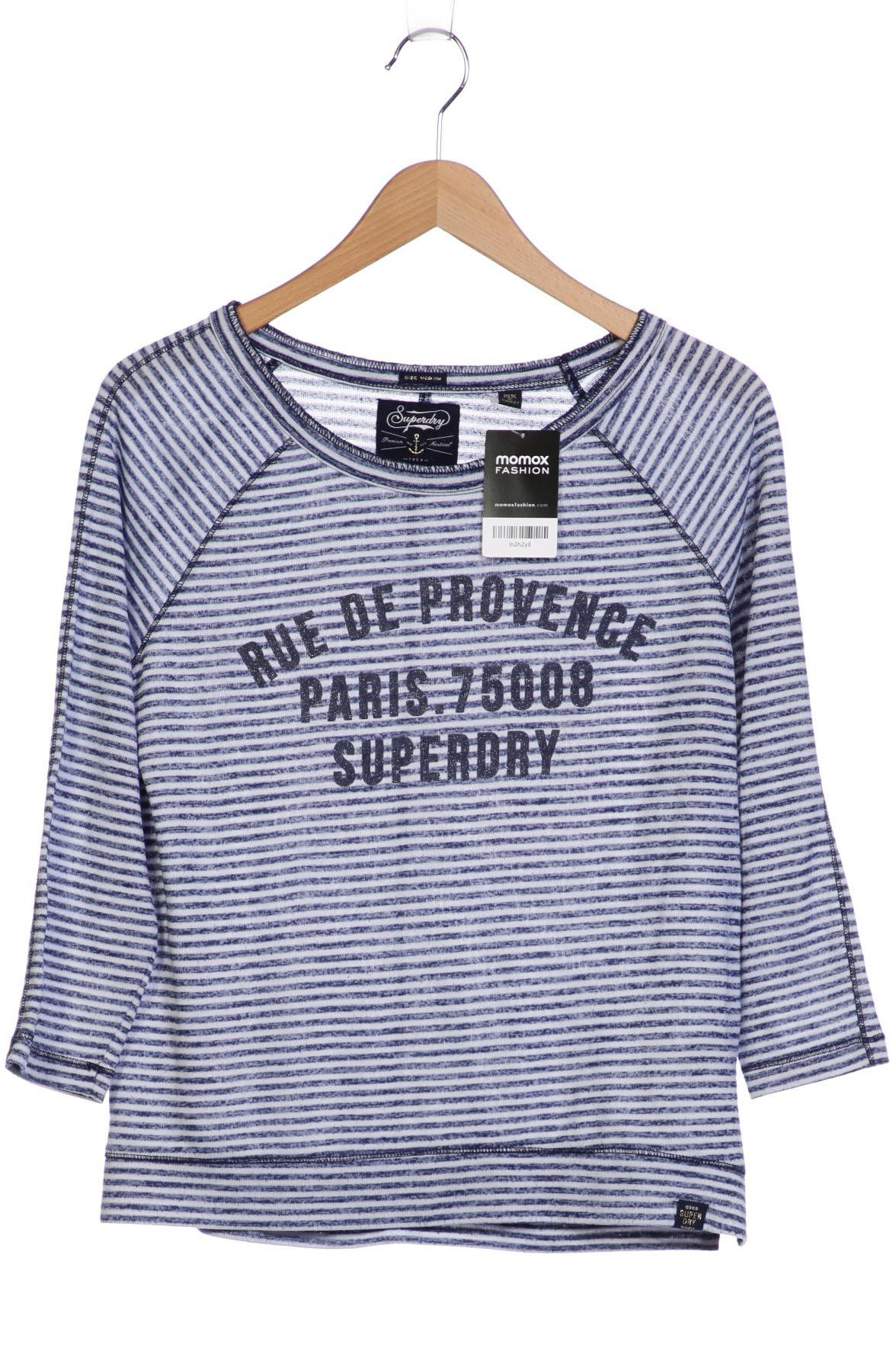 

Superdry Damen Langarmshirt, blau, Gr. 38