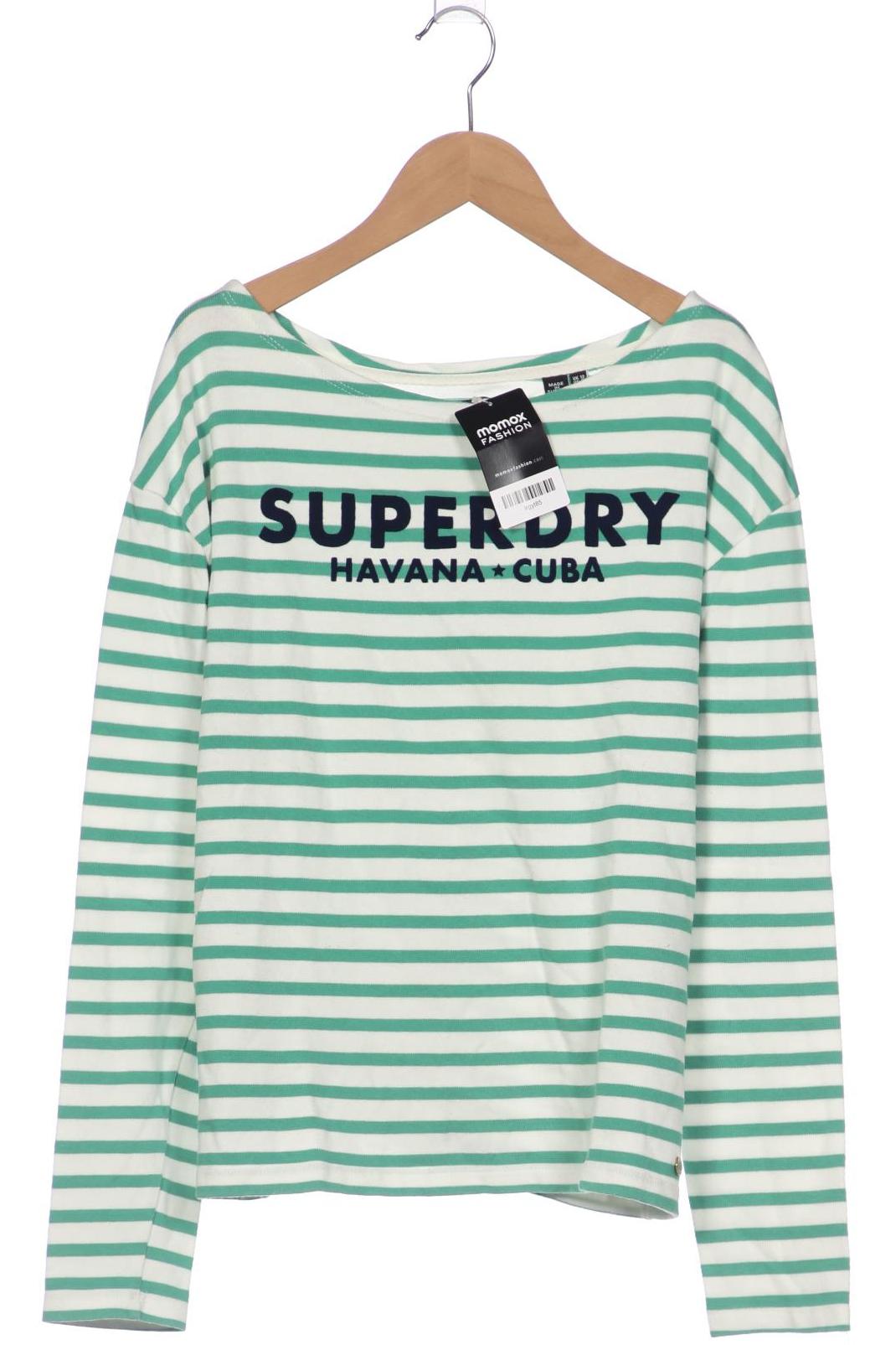 

Superdry Damen Langarmshirt, grün, Gr. 40