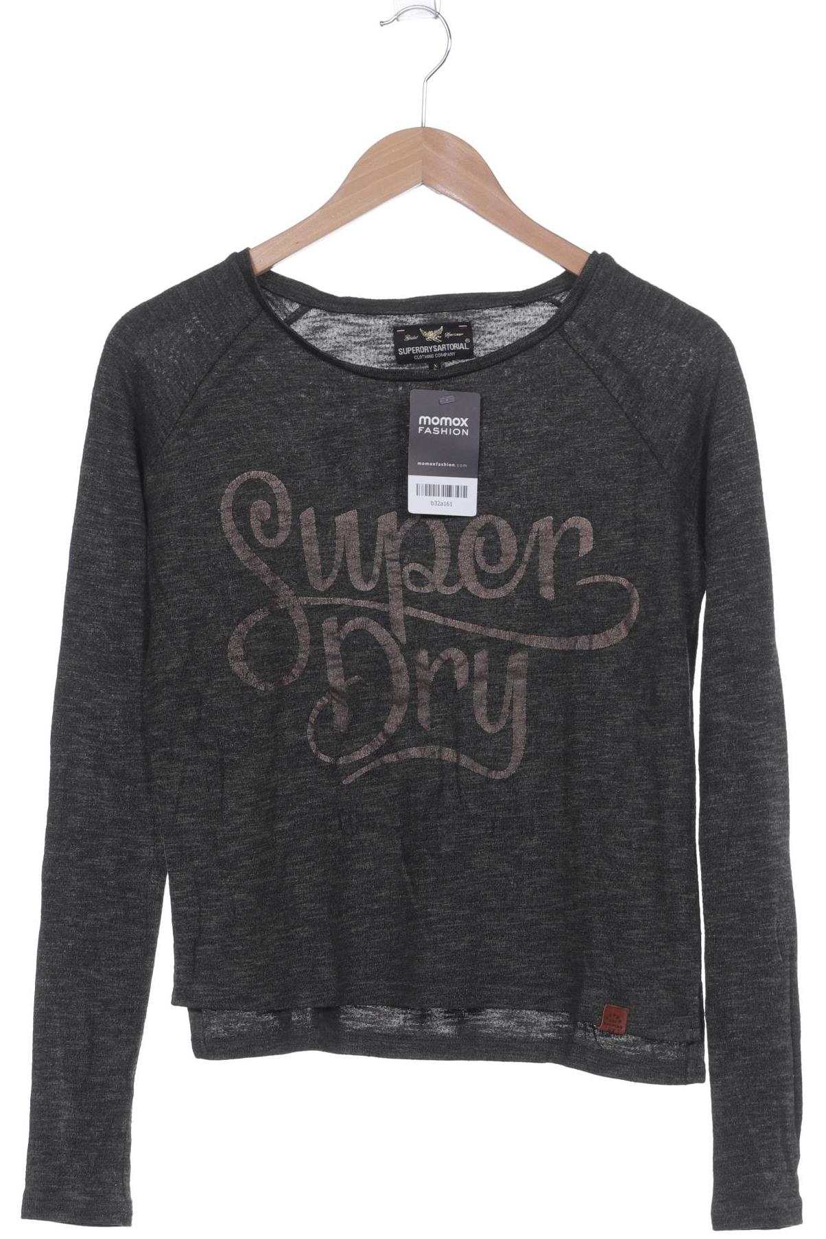 

Superdry Damen Langarmshirt, grün, Gr. 34