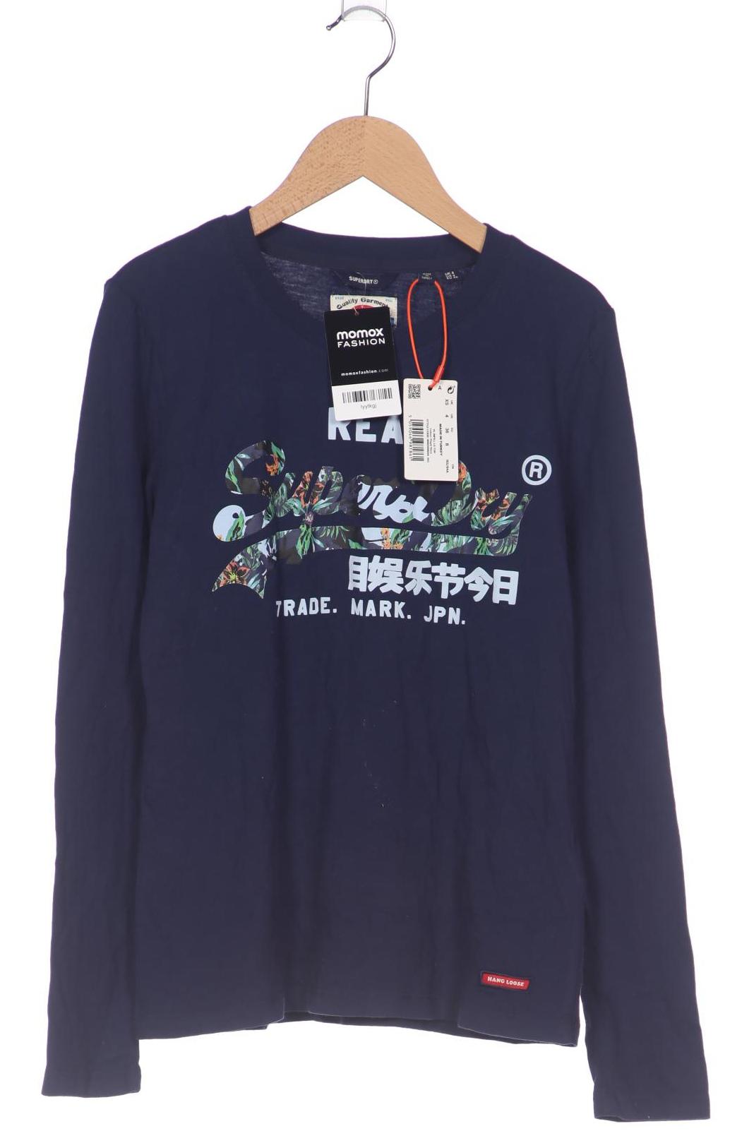 

Superdry Damen Langarmshirt, marineblau, Gr. 36