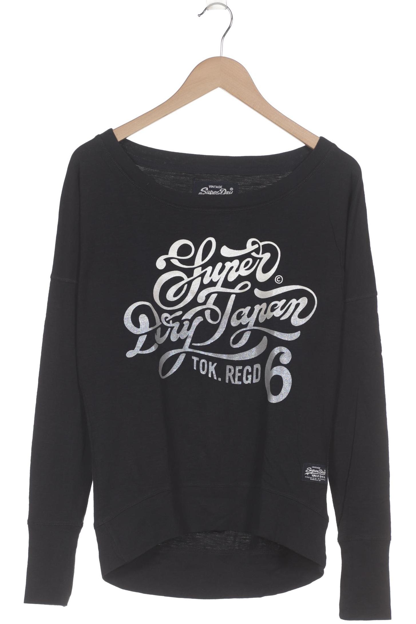 

Superdry Damen Langarmshirt, marineblau, Gr. 34