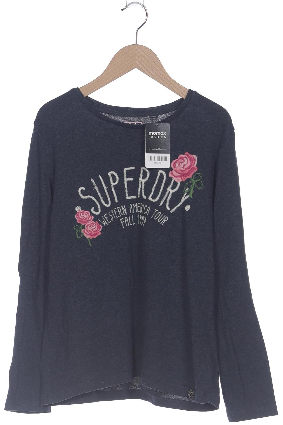 

Superdry Damen Langarmshirt, blau, Gr. 42