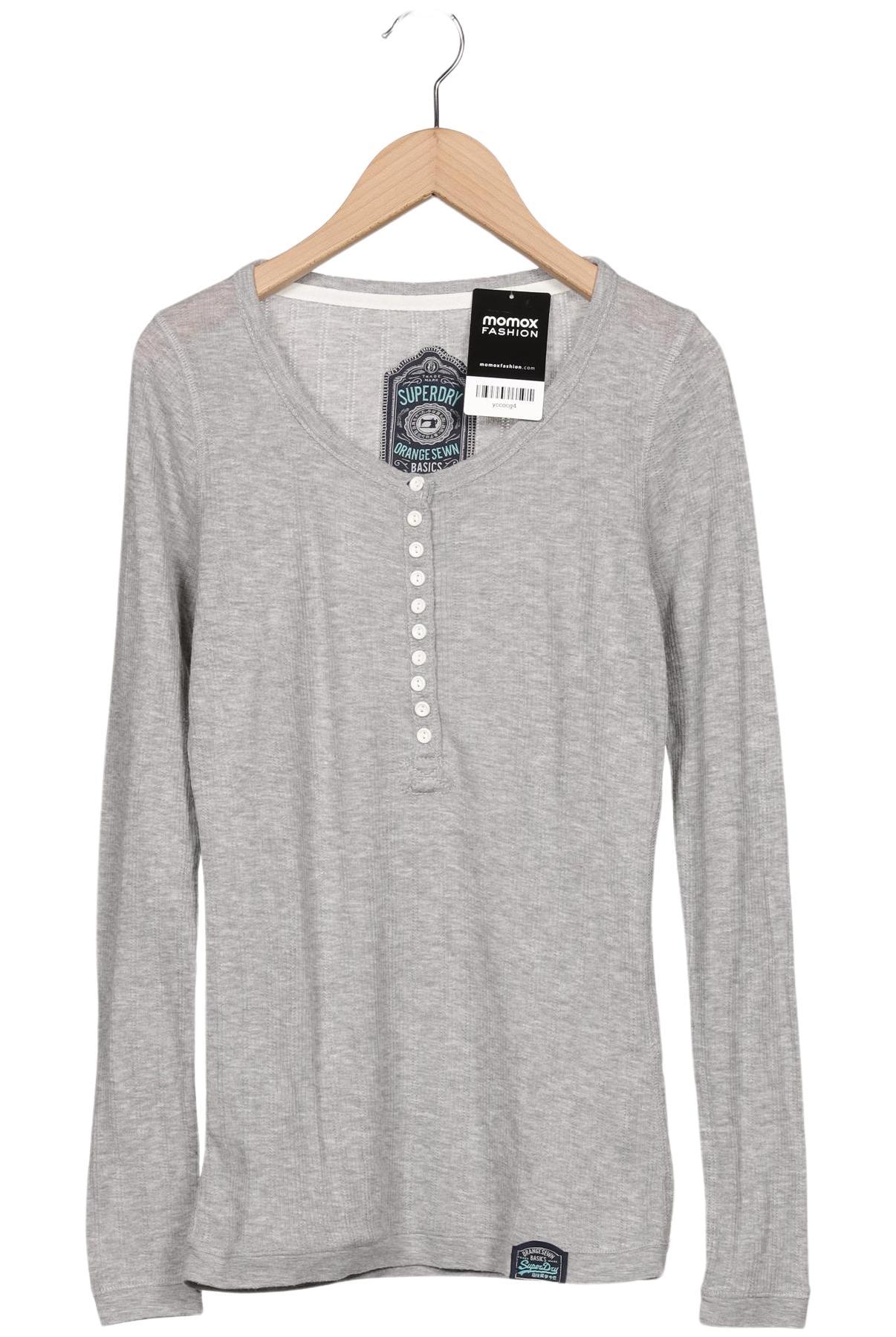 

Superdry Damen Langarmshirt, grau, Gr. 38