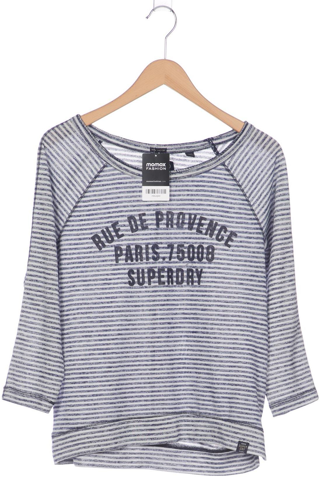 

Superdry Damen Langarmshirt, blau, Gr. 38