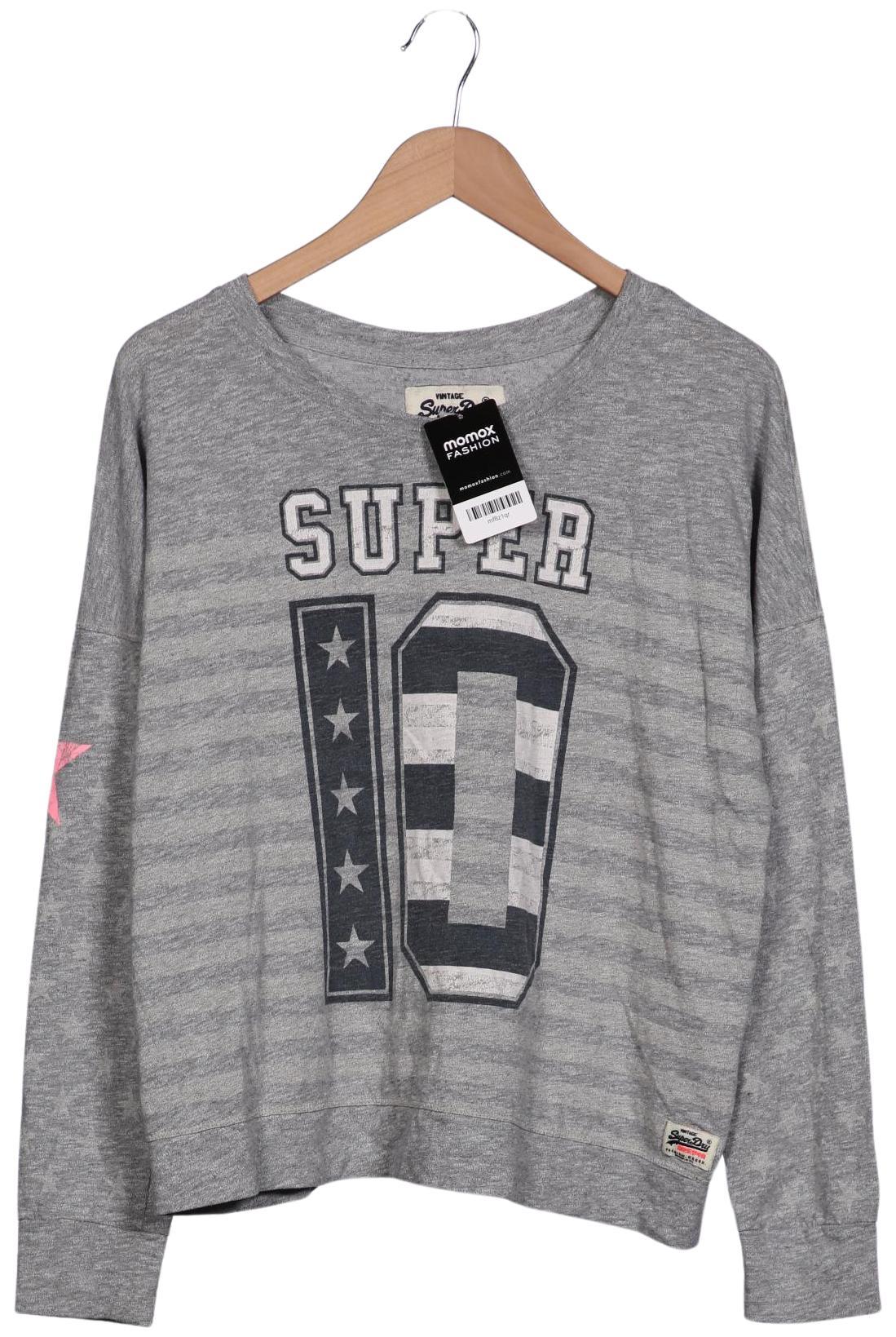

Superdry Damen Langarmshirt, grau, Gr. 42