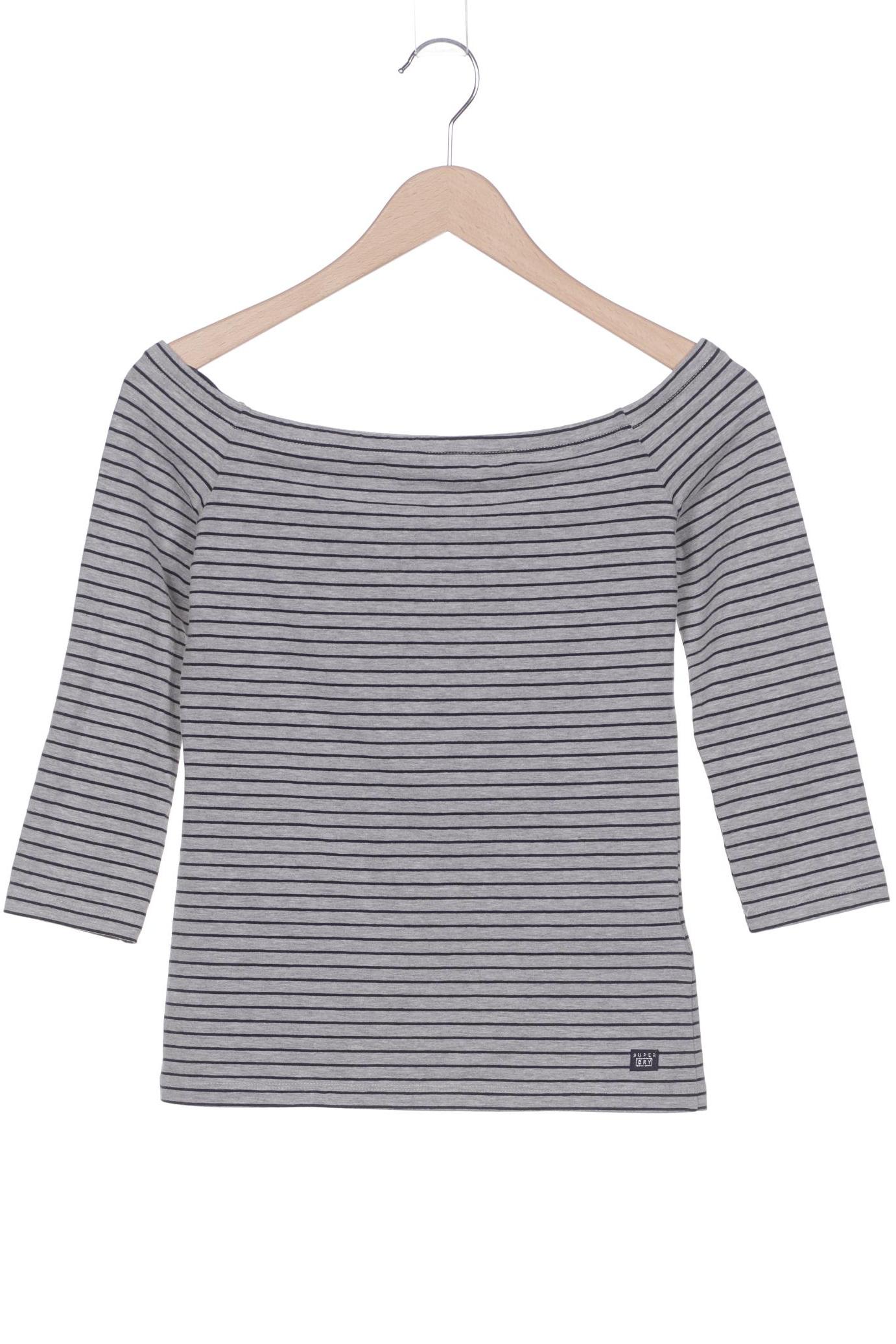 

Superdry Damen Langarmshirt, grau, Gr. 38