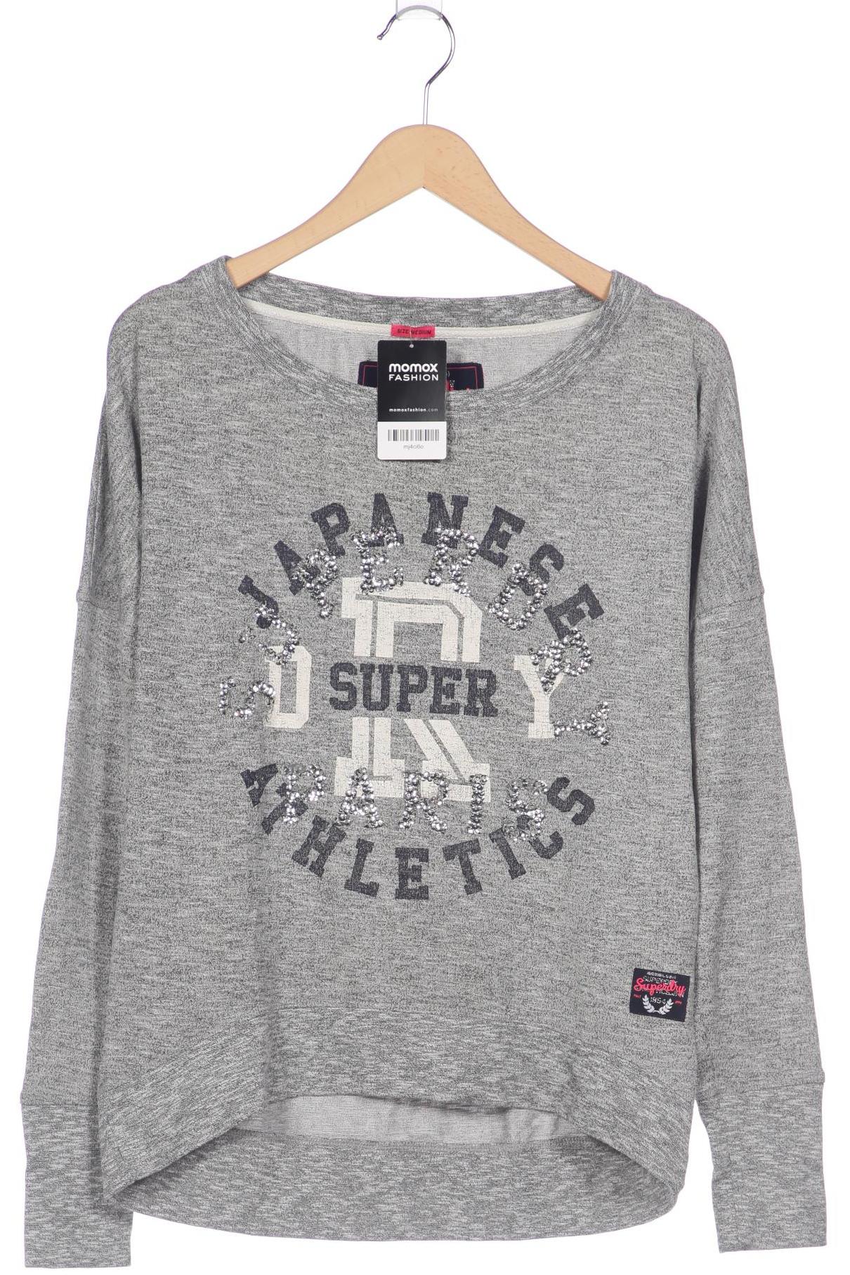 

Superdry Damen Langarmshirt, grau, Gr. 38