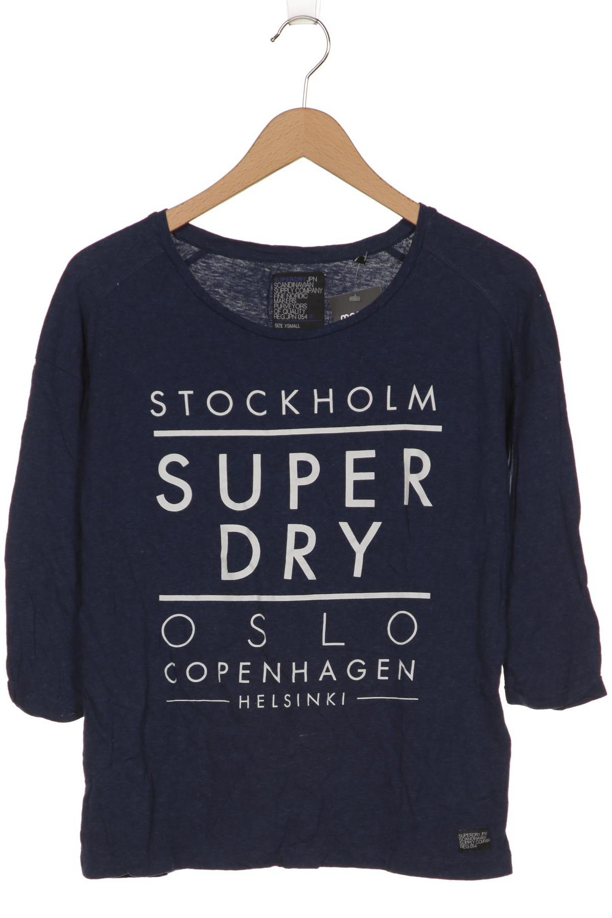 

Superdry Damen Langarmshirt, marineblau