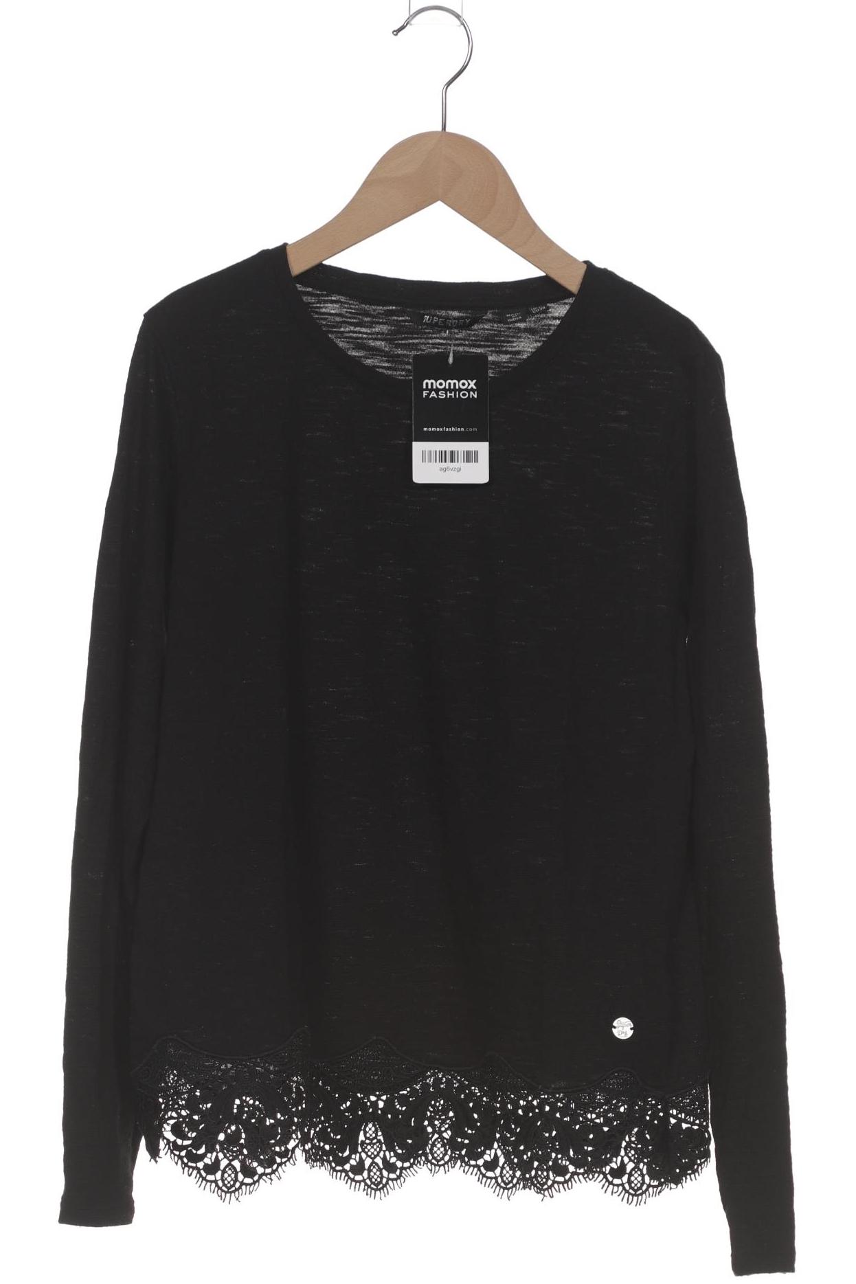 

Superdry Damen Langarmshirt, schwarz, Gr. 38