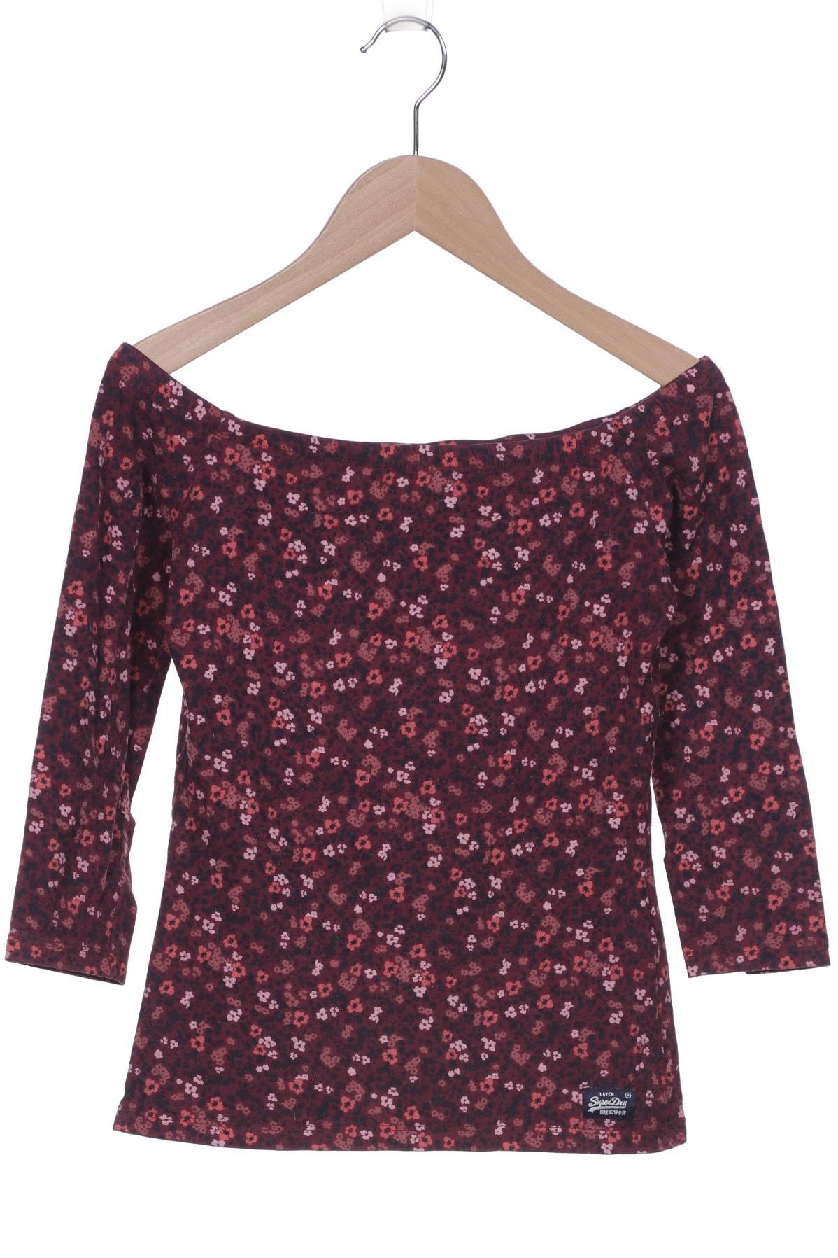 

Superdry Damen Langarmshirt, bordeaux, Gr. 34