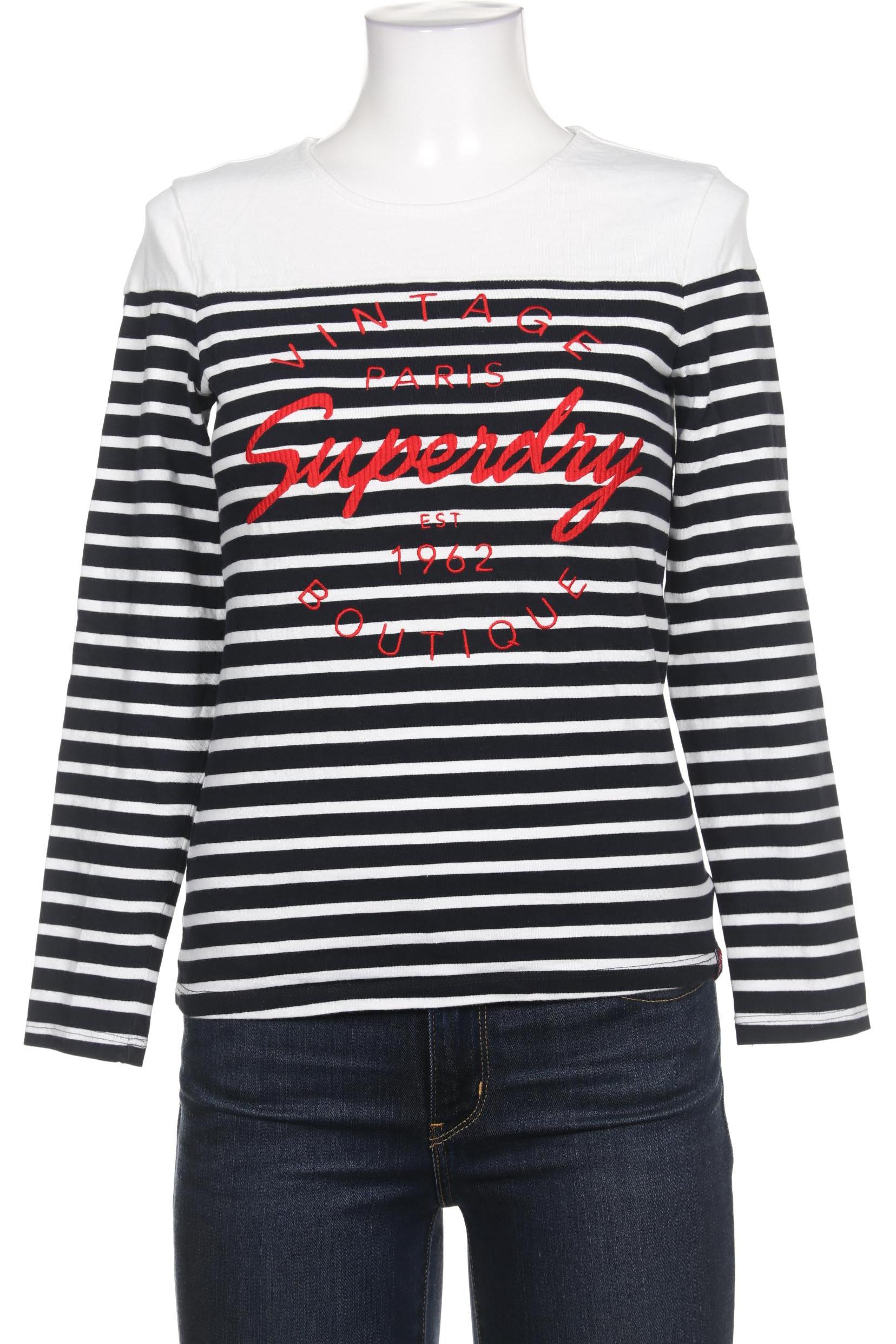 

Superdry Damen Langarmshirt, marineblau, Gr. 36