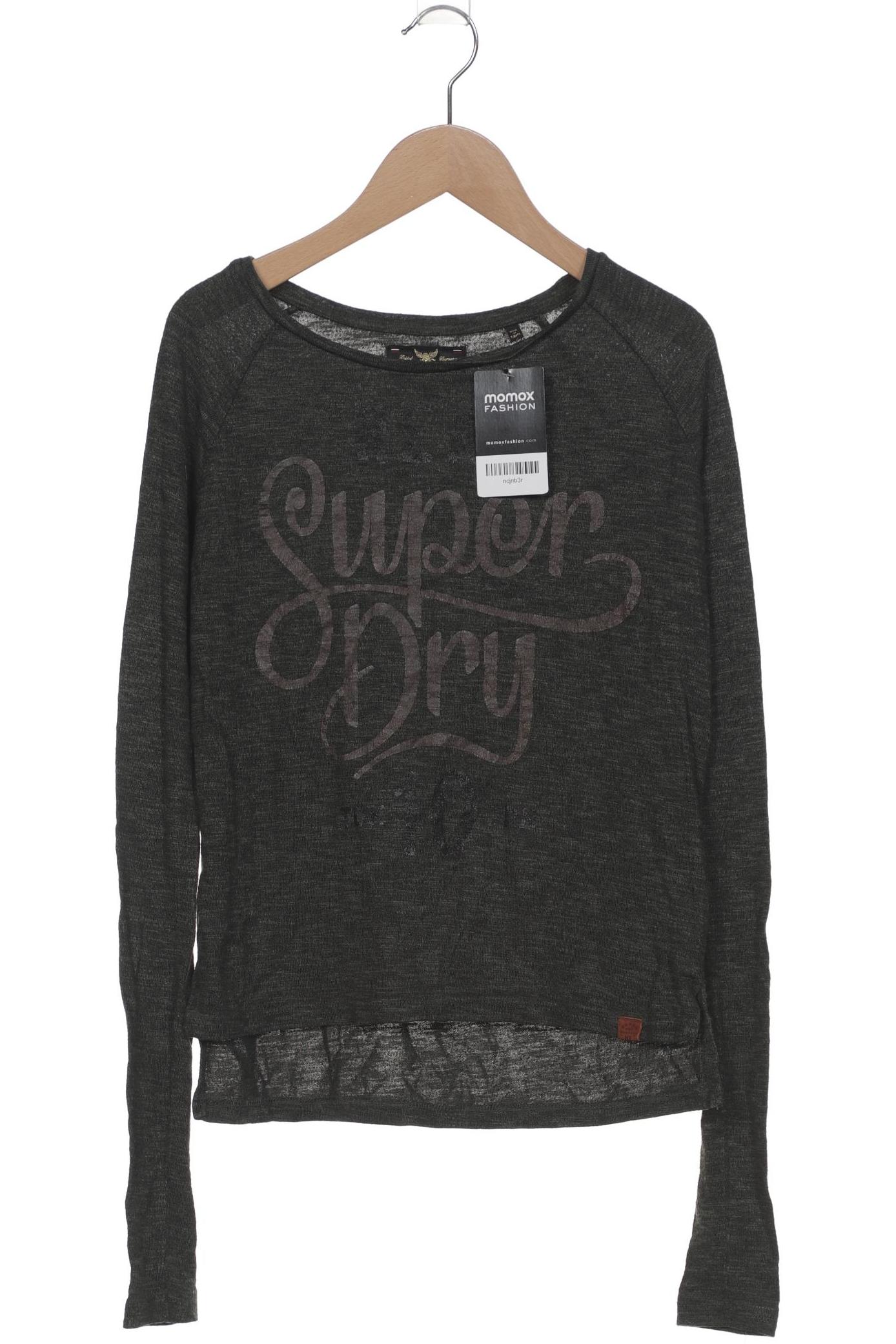 

Superdry Damen Langarmshirt, grün, Gr. 36