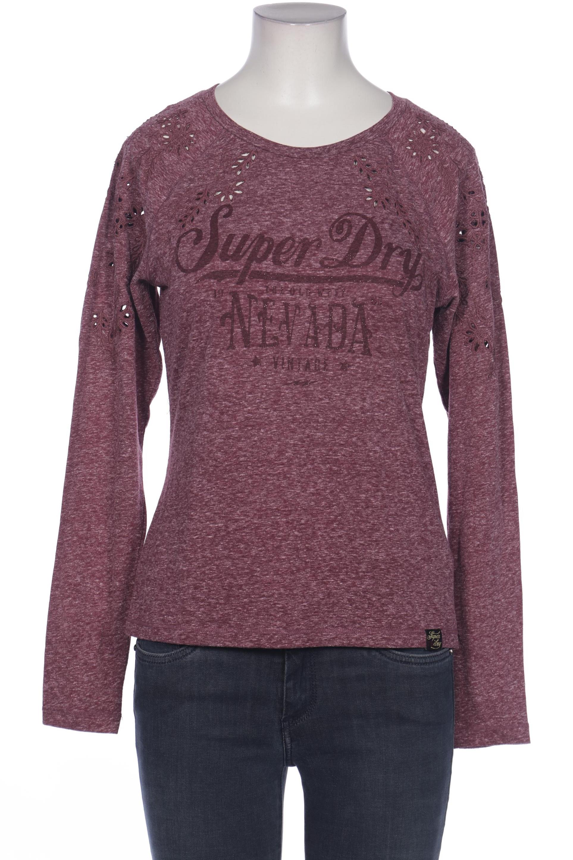 

Superdry Damen Langarmshirt, bordeaux, Gr. 38