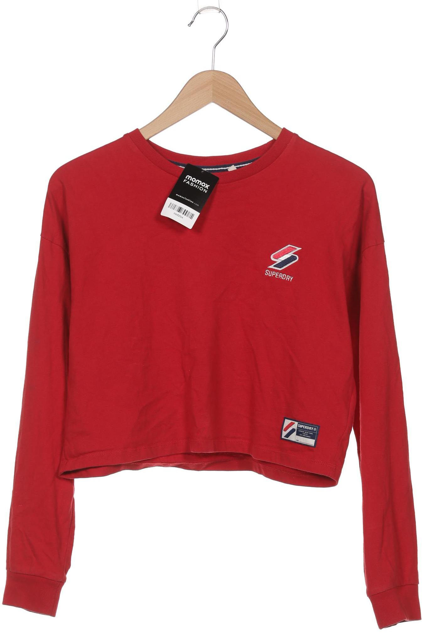 

Superdry Damen Langarmshirt, rot, Gr. 38