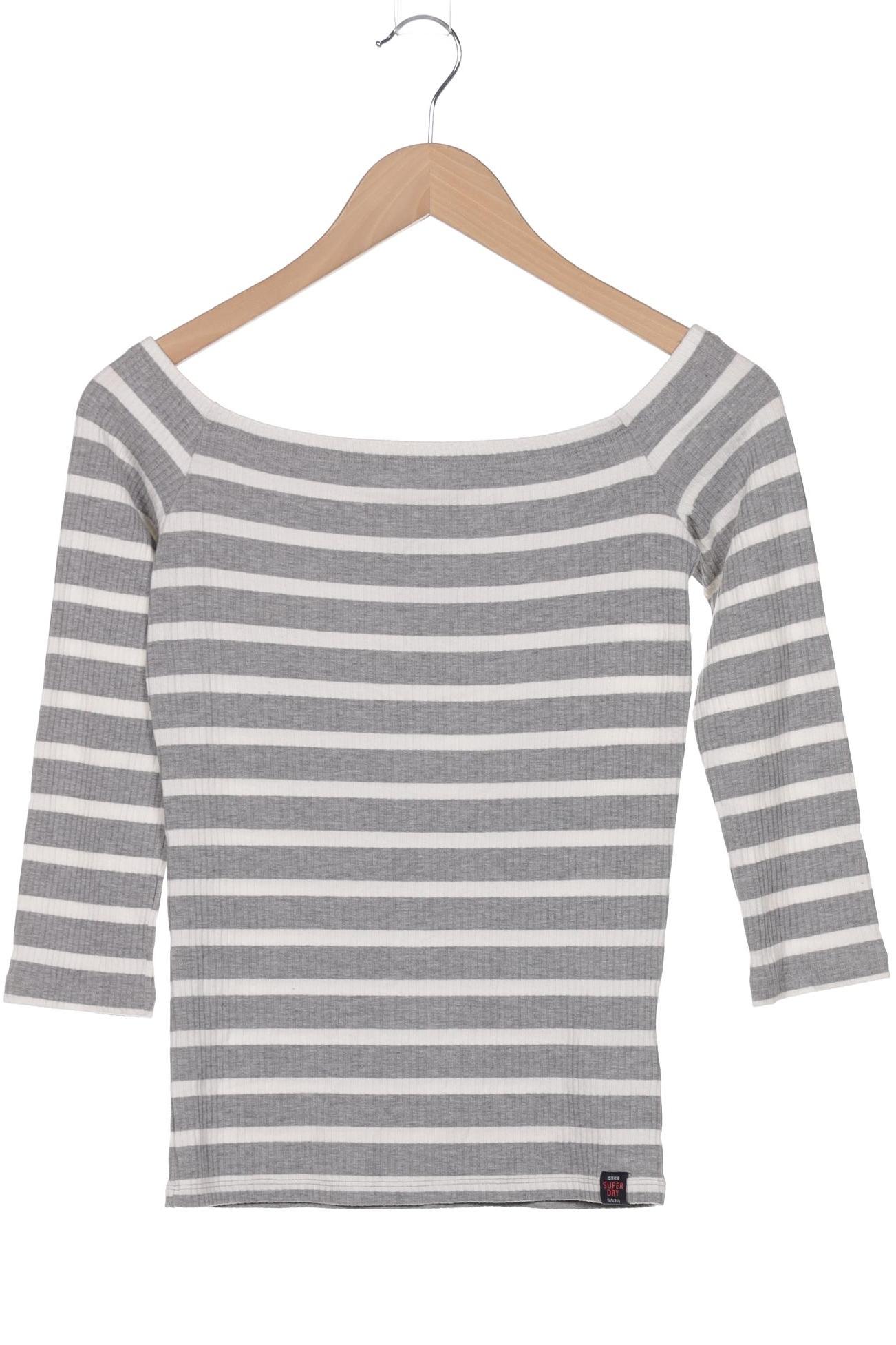 

Superdry Damen Langarmshirt, grau, Gr. 34