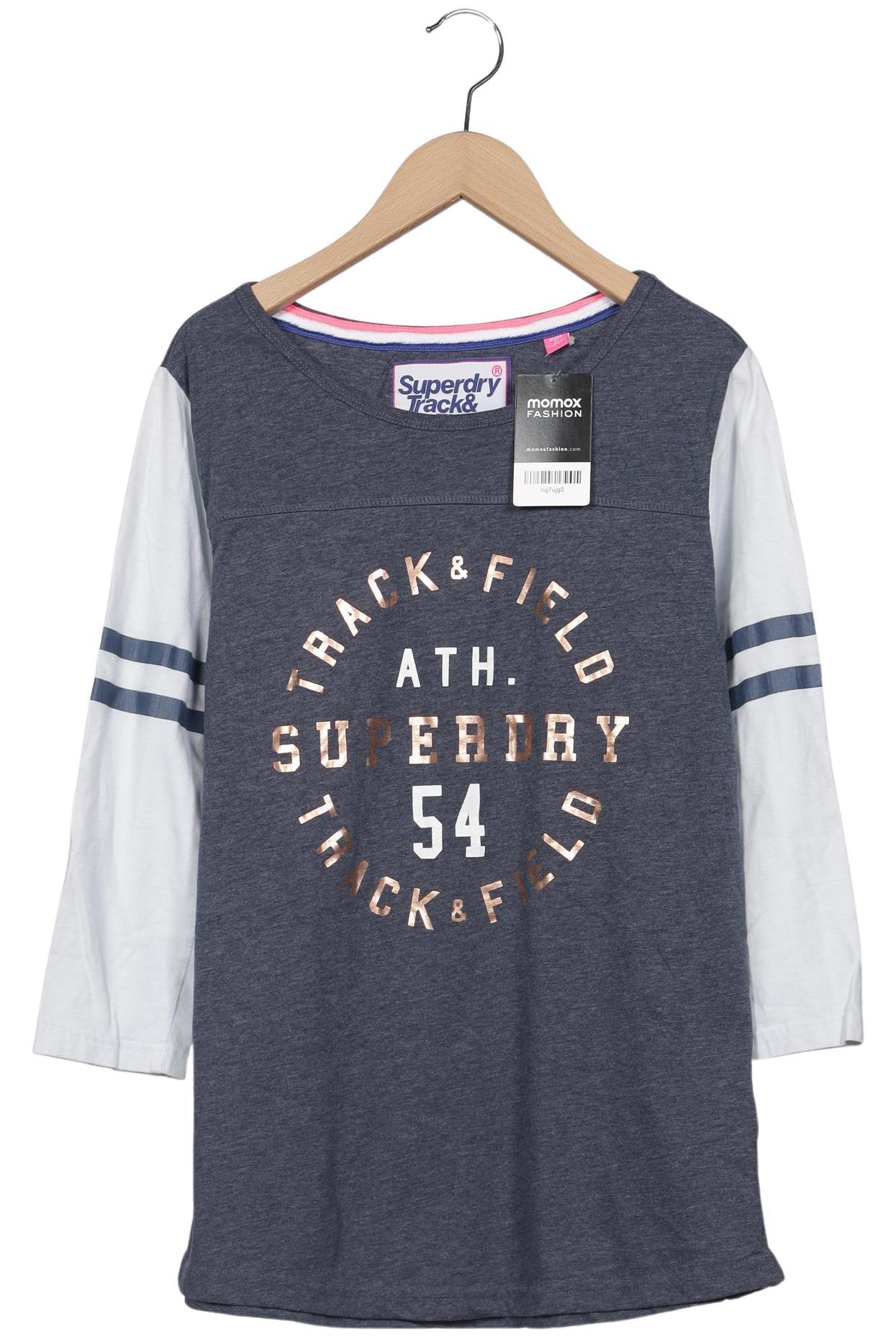 

Superdry Damen Langarmshirt, blau, Gr. 42