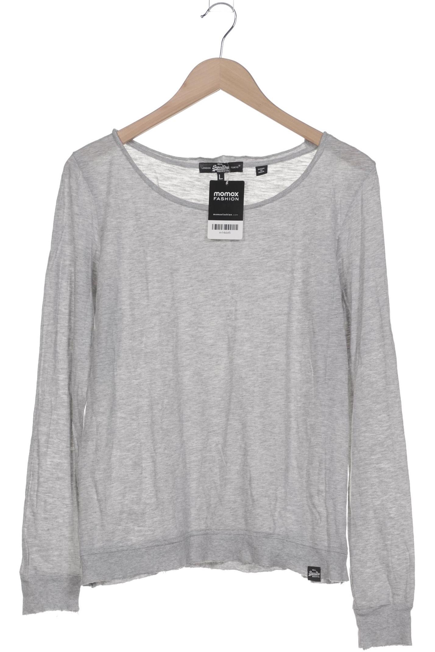 

Superdry Damen Langarmshirt, grau, Gr. 42