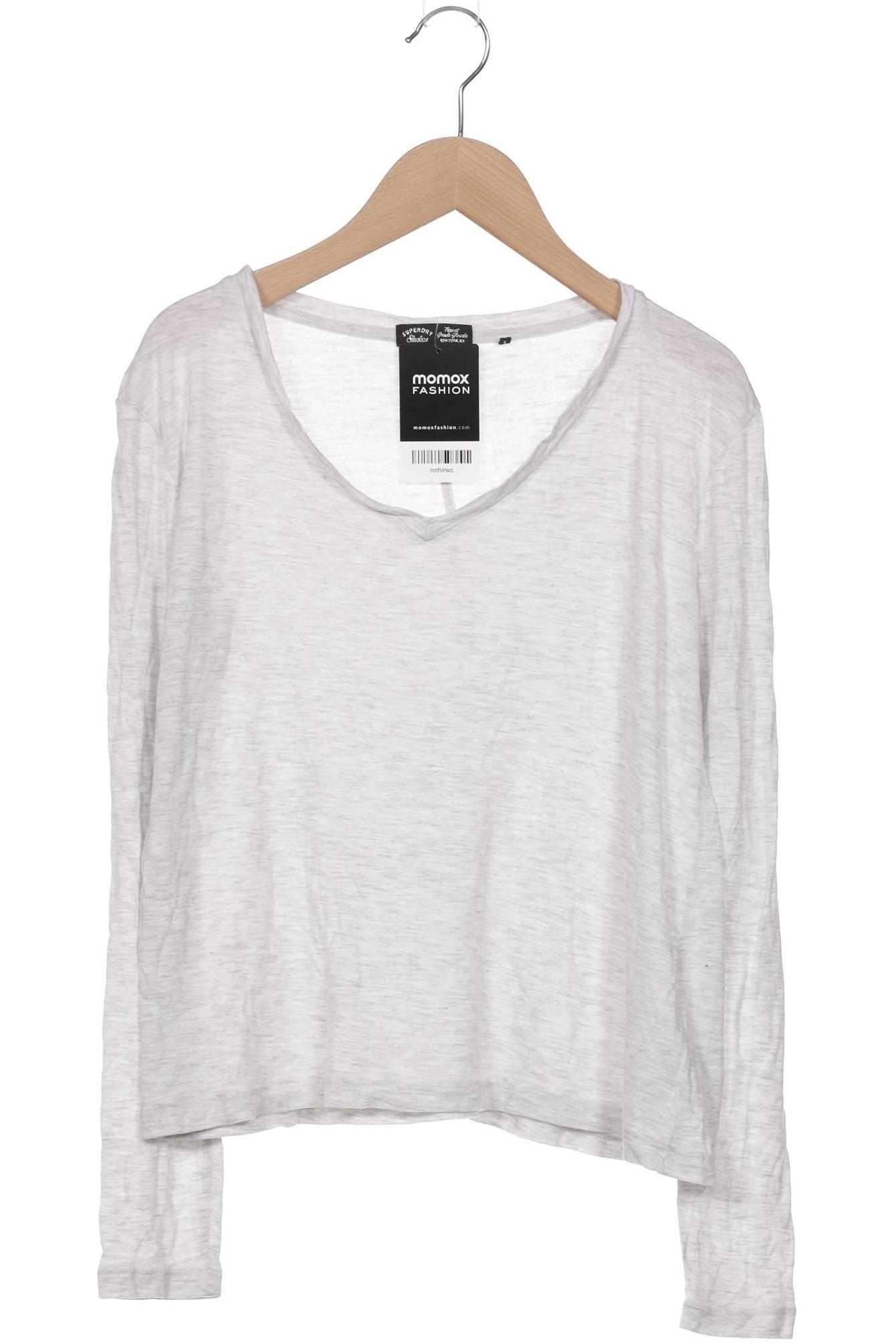 

Superdry Damen Langarmshirt, grau, Gr. 36