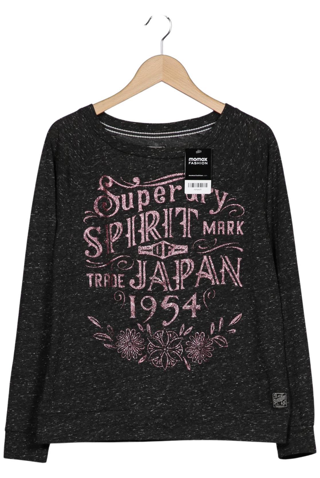 

Superdry Damen Langarmshirt, grau, Gr. 42