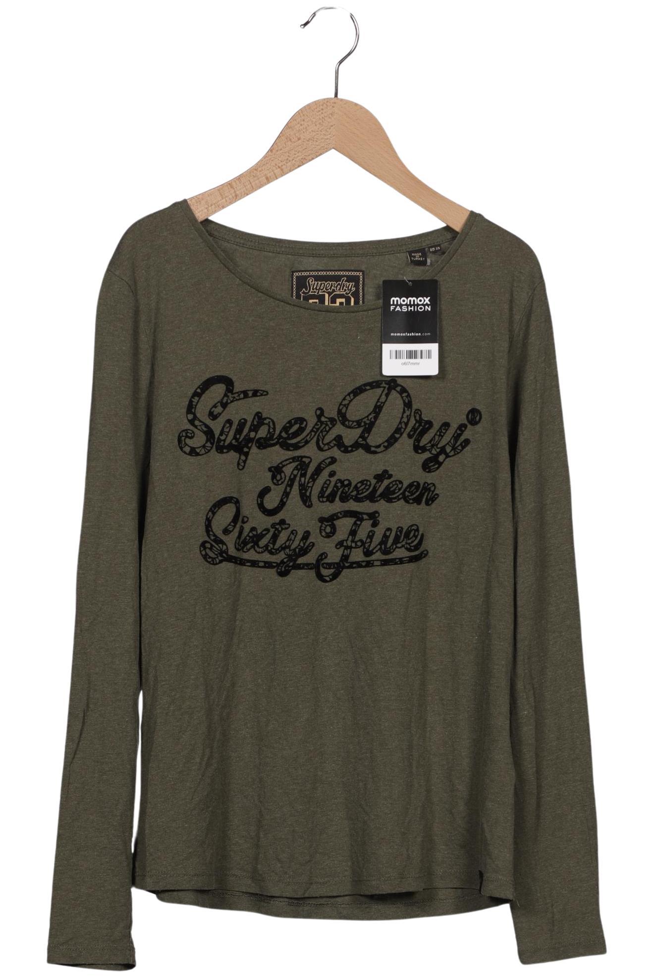 

Superdry Damen Langarmshirt, grün, Gr. 42