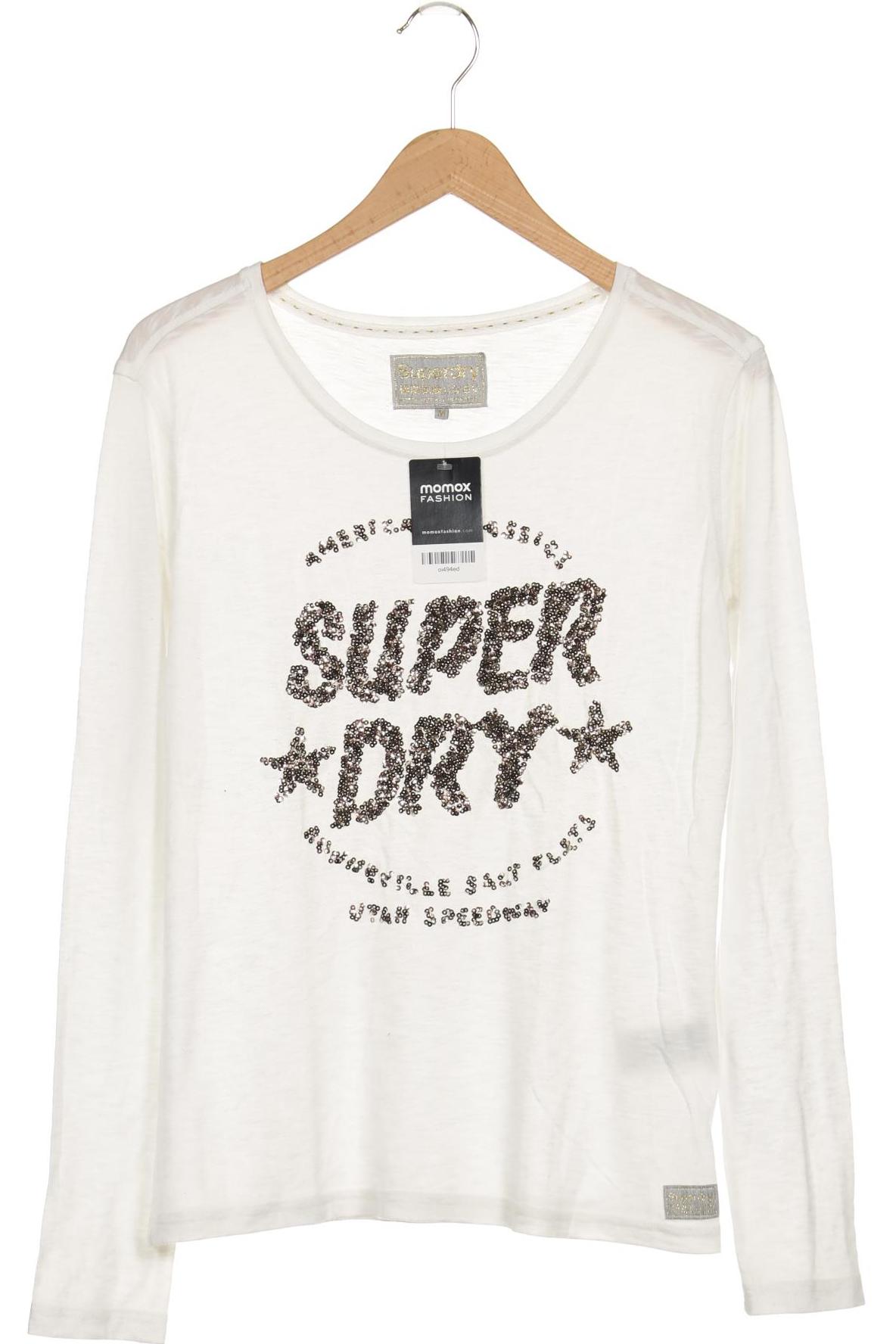 

Superdry Damen Langarmshirt, weiß