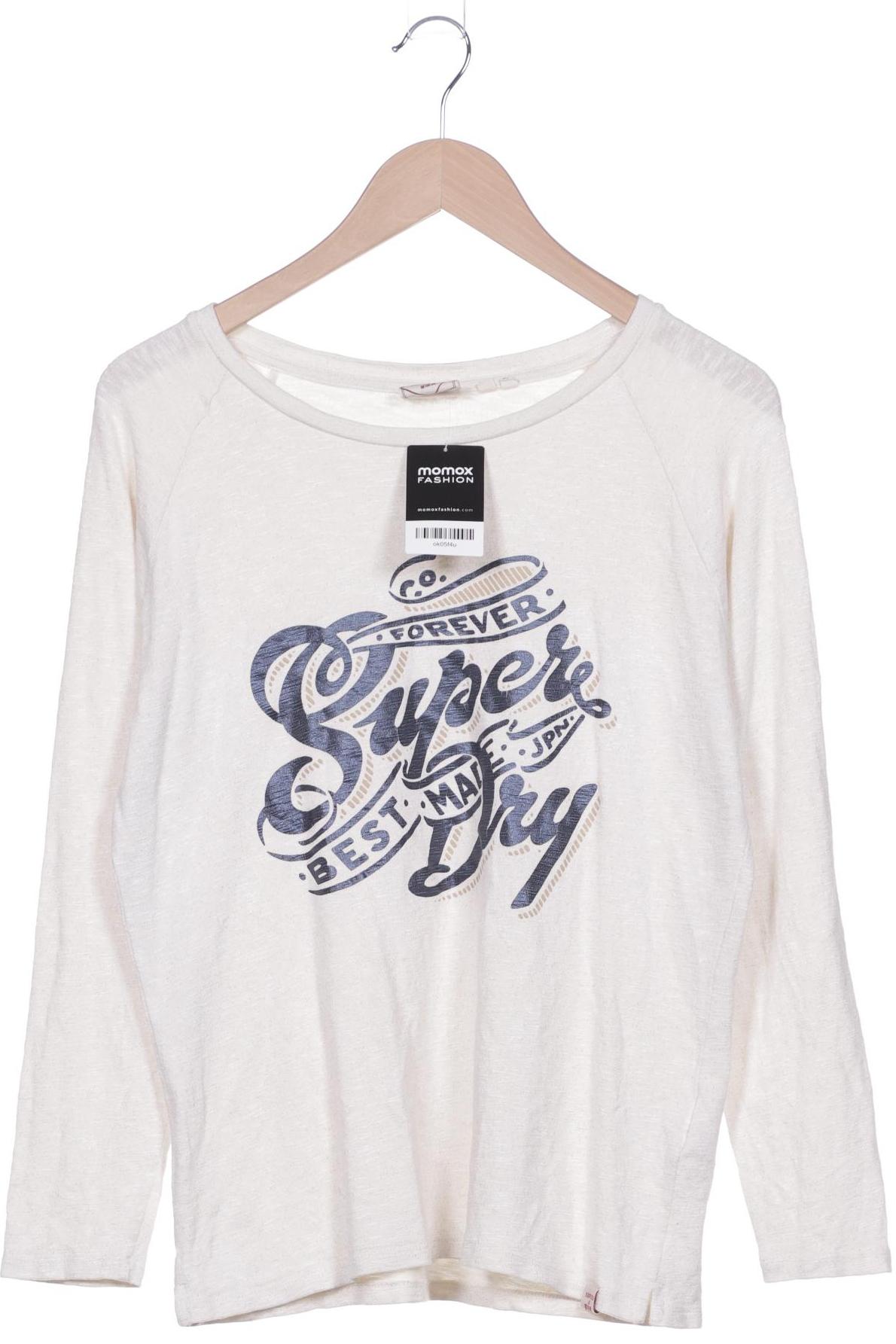 

Superdry Damen Langarmshirt, cremeweiß