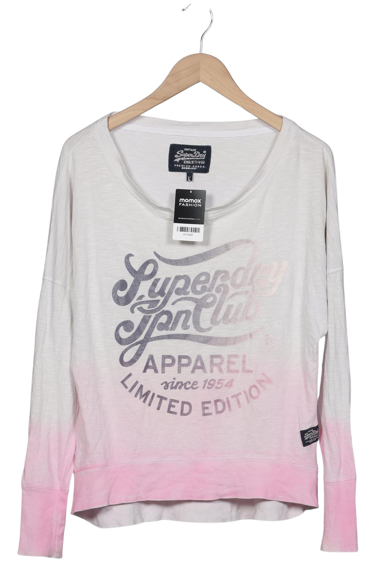 

Superdry Damen Langarmshirt, cremeweiß, Gr. 42