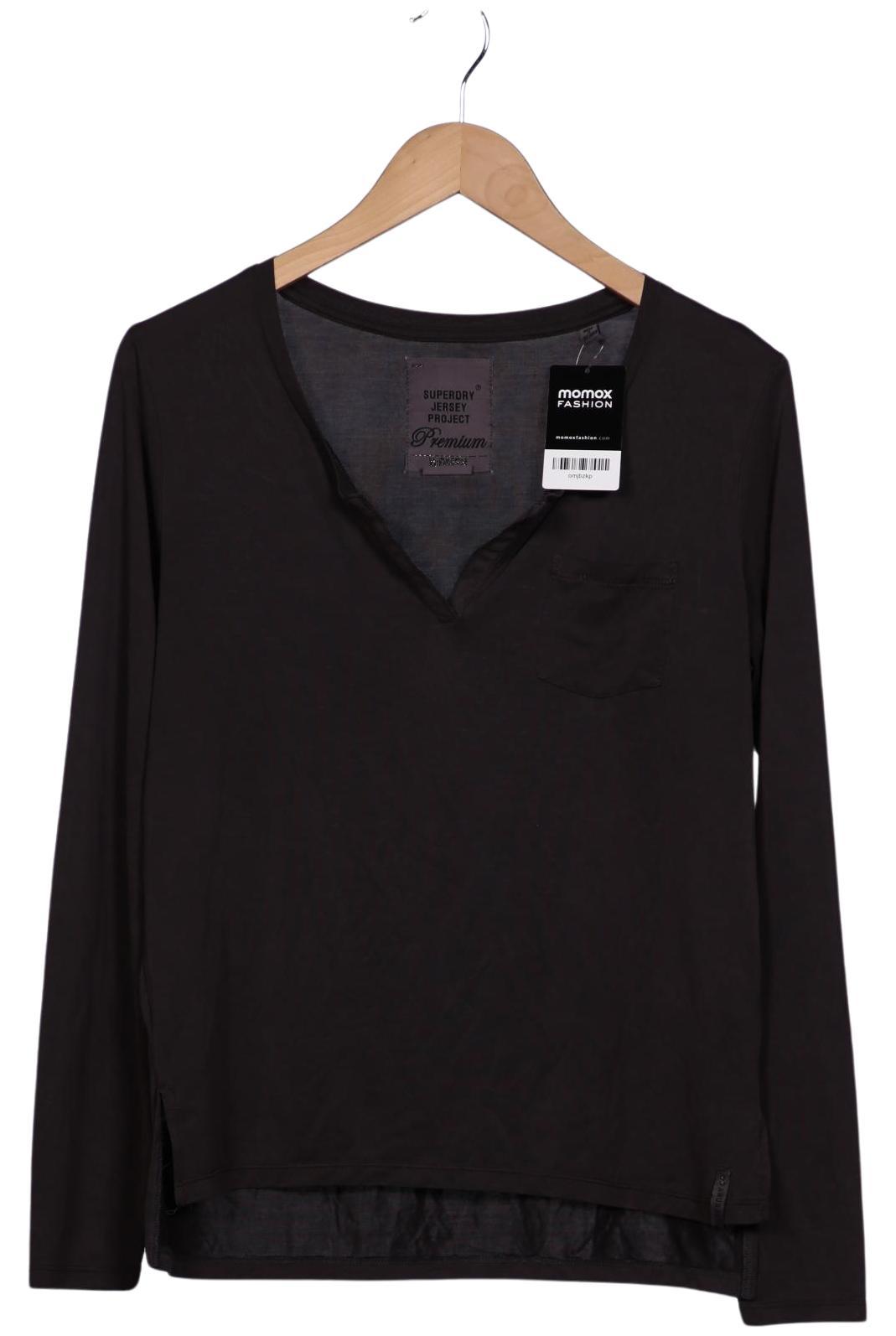 

Superdry Damen Langarmshirt, grau, Gr. 38