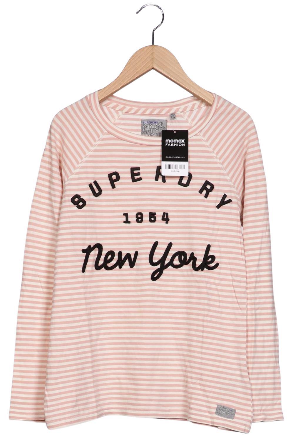

Superdry Damen Langarmshirt, pink, Gr. 36
